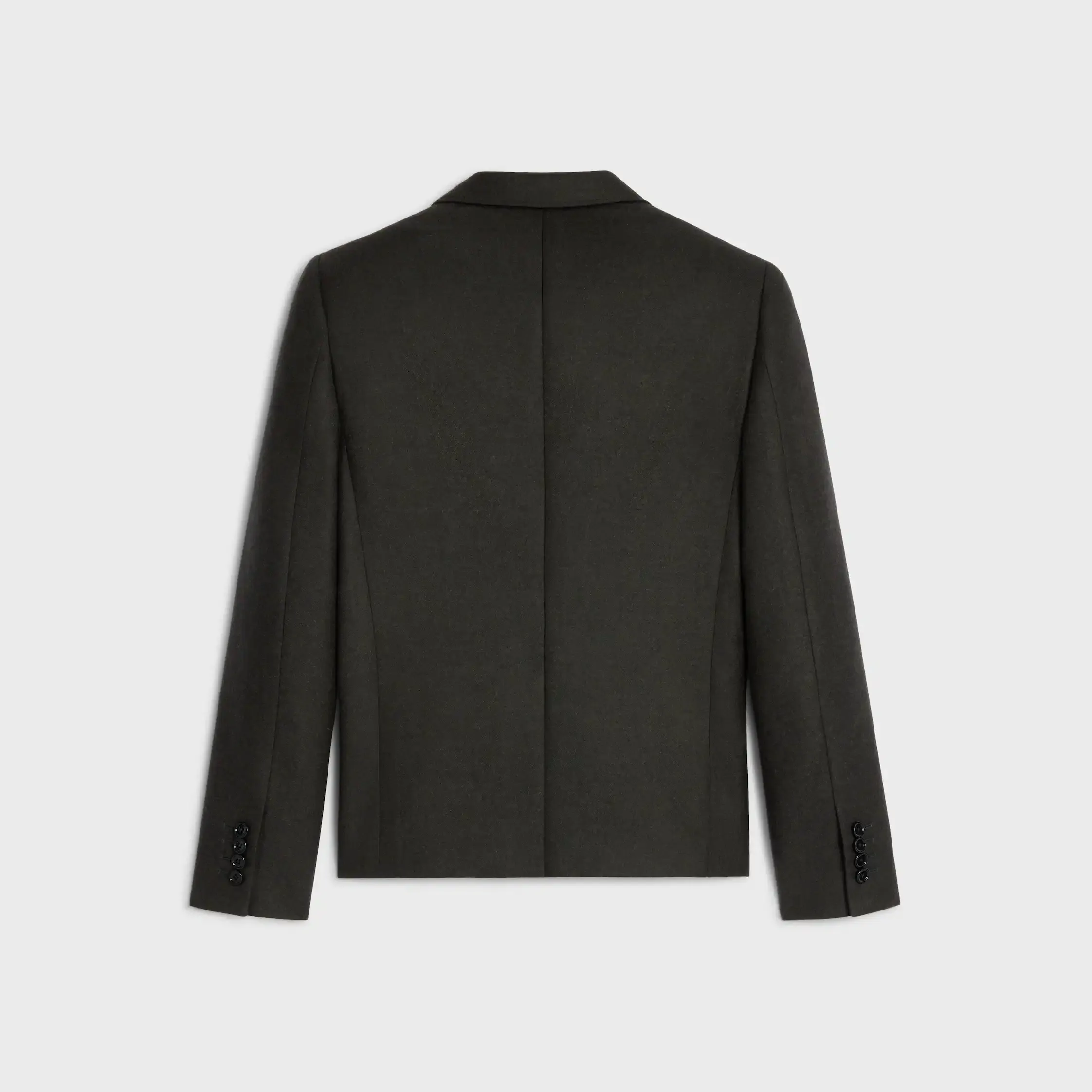 chaqueta corta de franela de cachemira