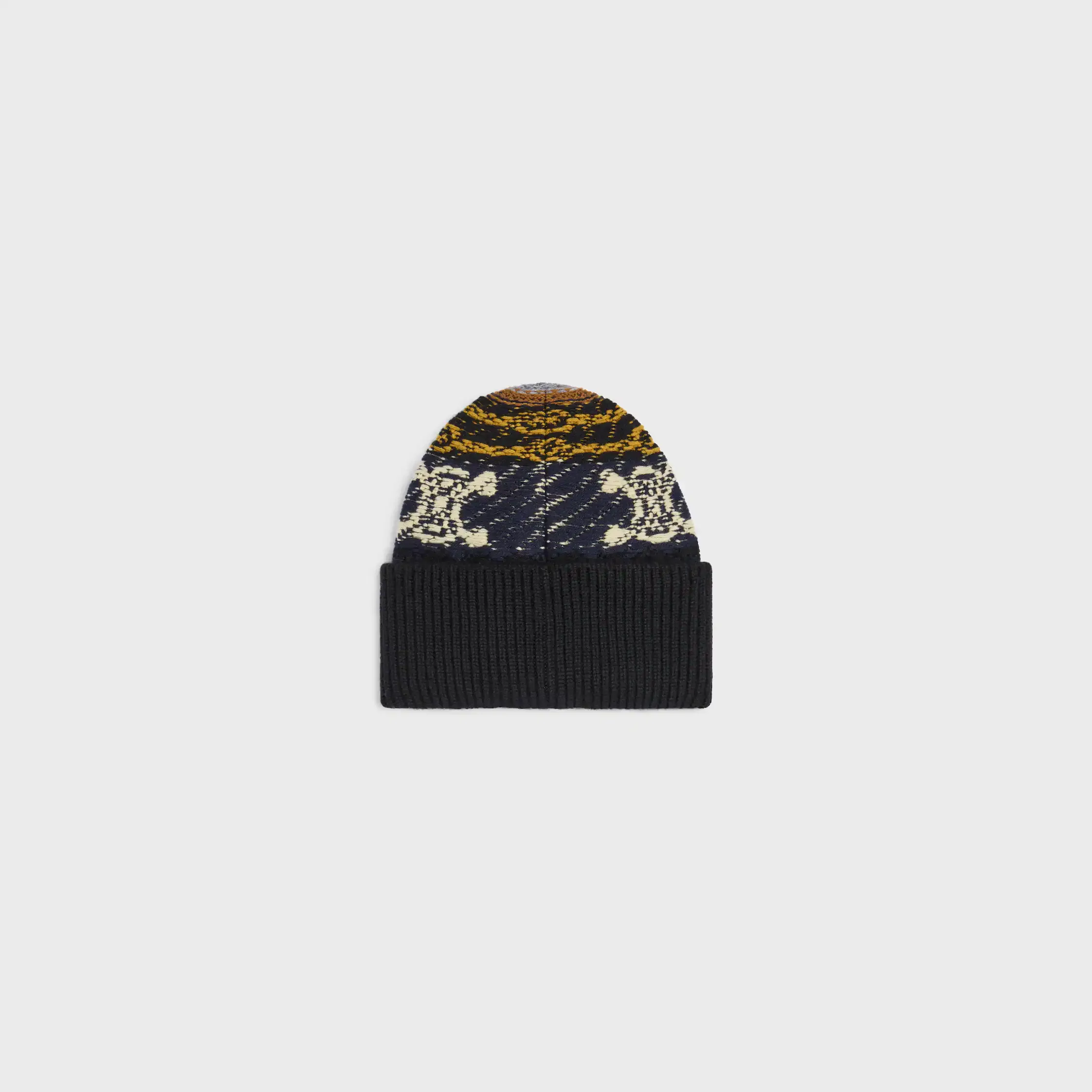 gorro IN de cashmere jacquard