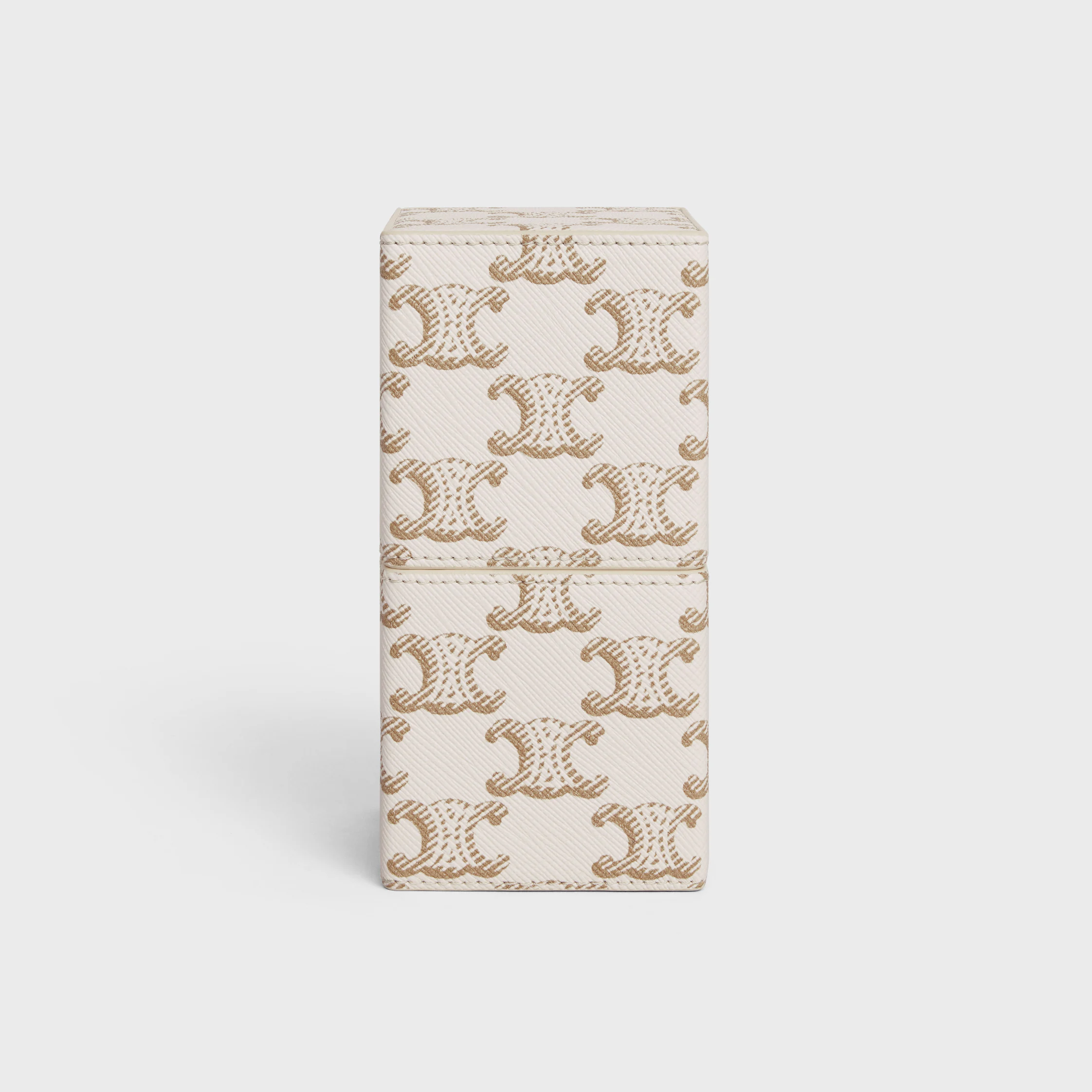 Funda de Perfume 100 ml en Tela Triomphe y Cuero de Becerro