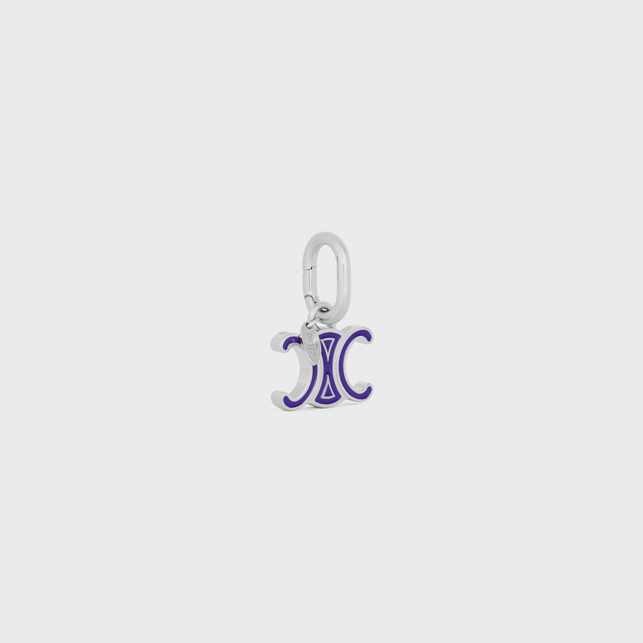 Cadenas Celine Triomphe en esmalte y latón con acabado rodio