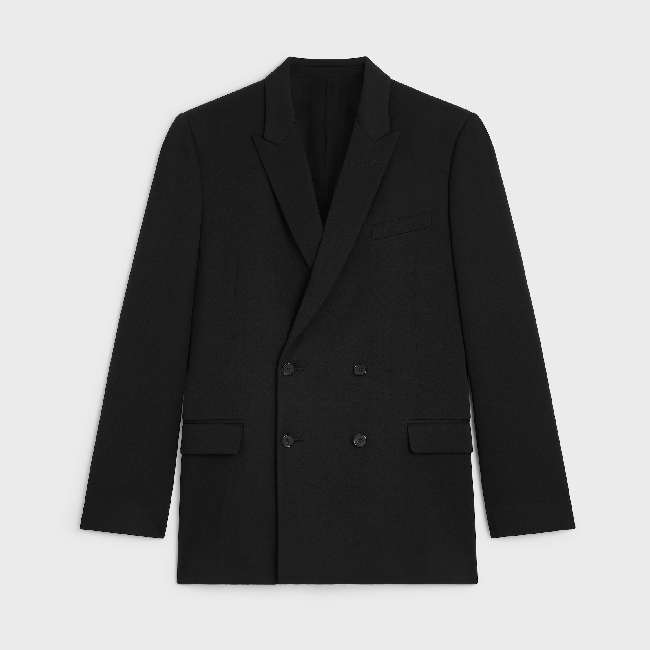 chaqueta dean en gabardina de lana