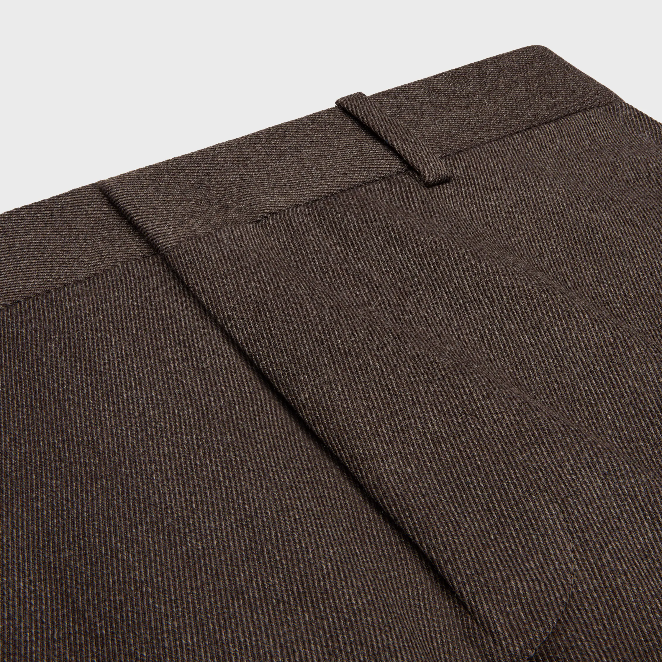 pantalones ethan en gabardina de lana