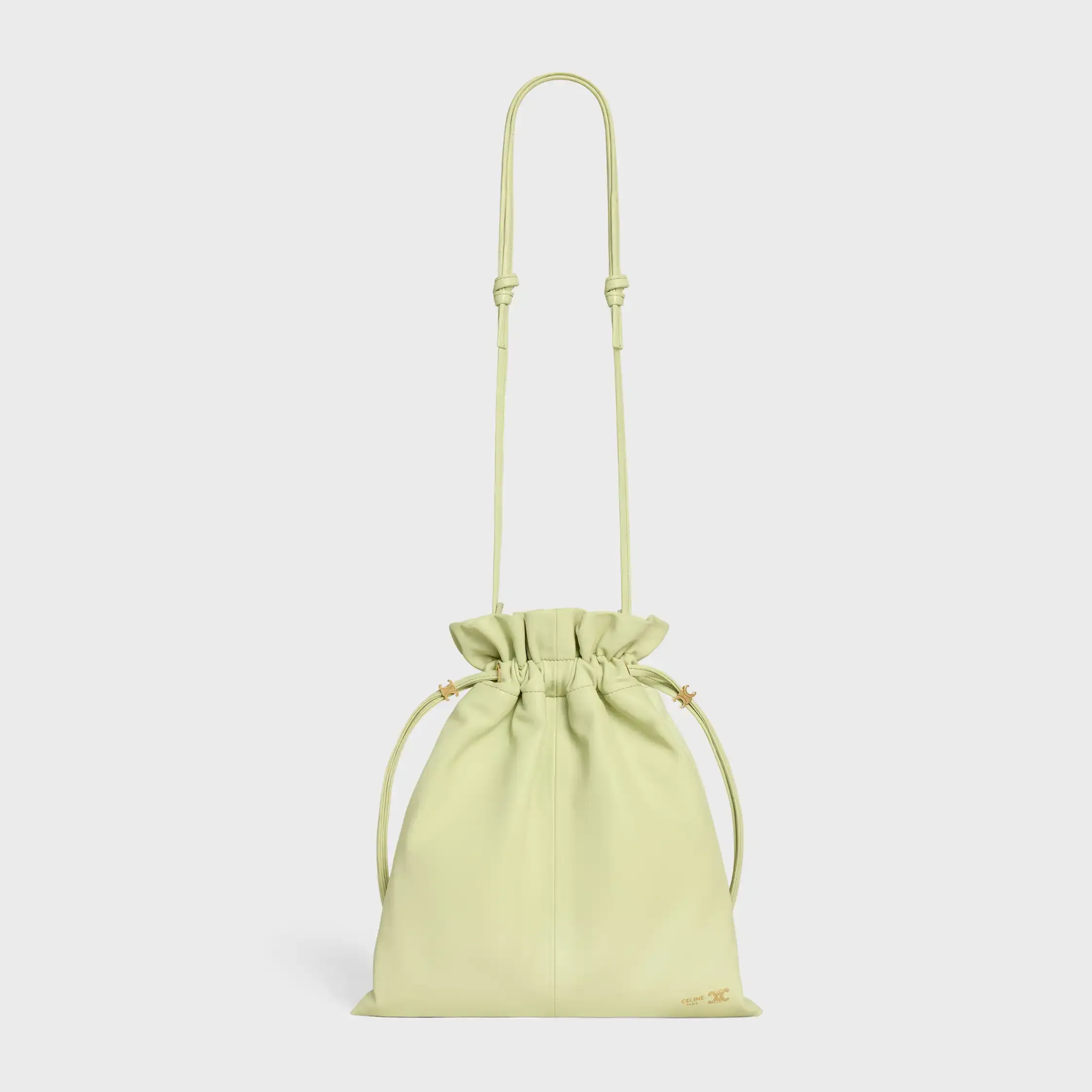 BOLSA PEQUEÑA DE CRISTAL EN CUERO DE CORDERO