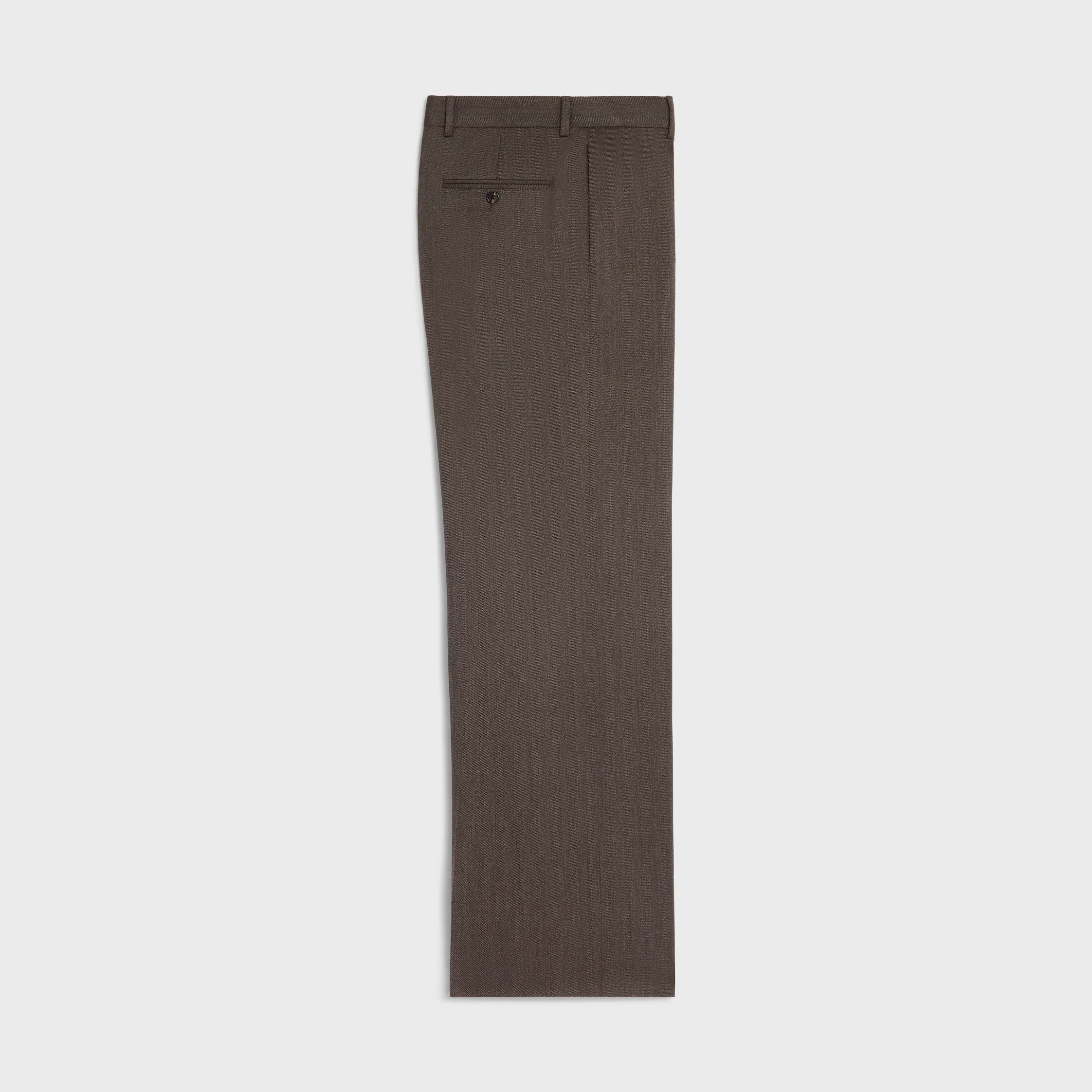 pantalones ethan en gabardina de lana