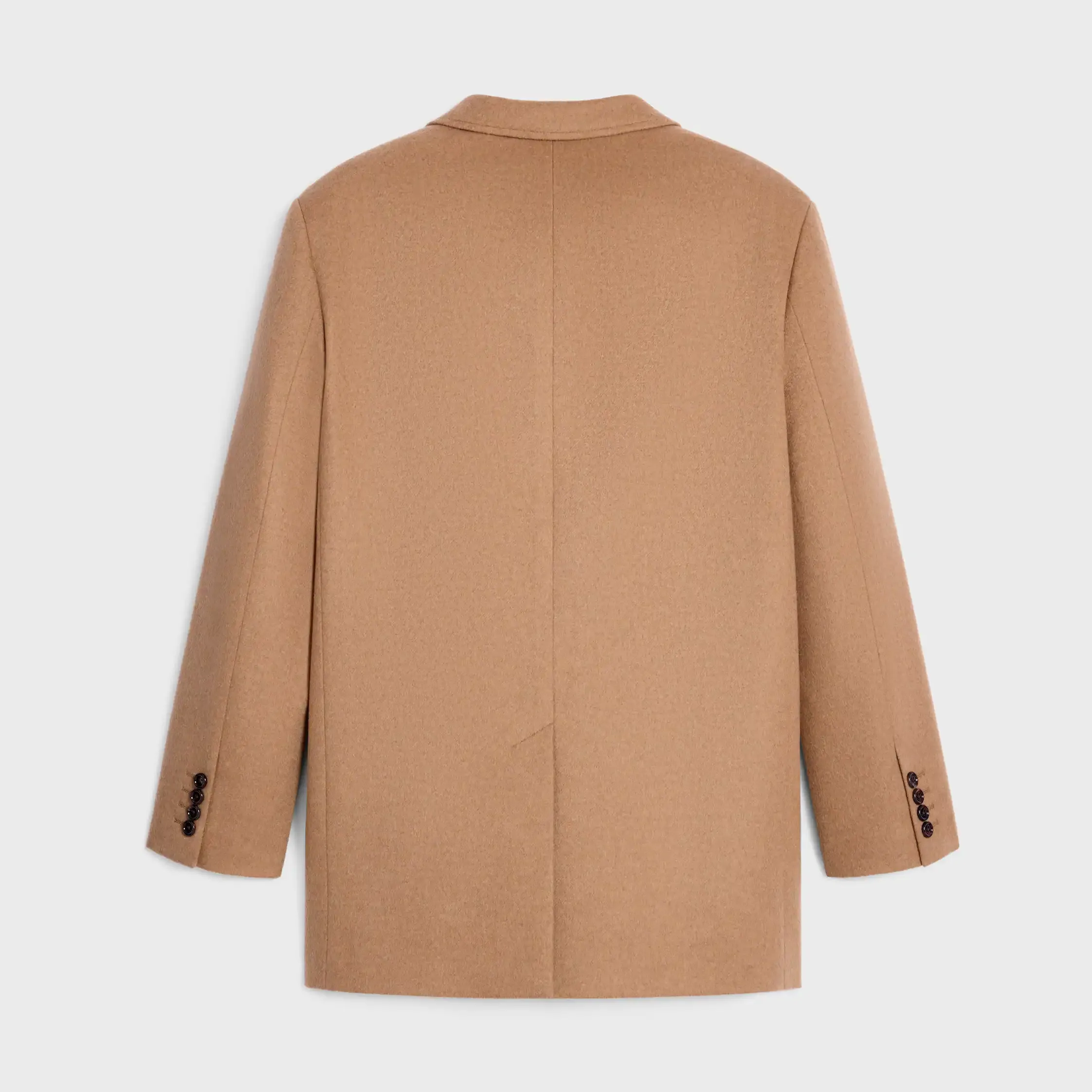 chaqueta entallada en franela de cashmere