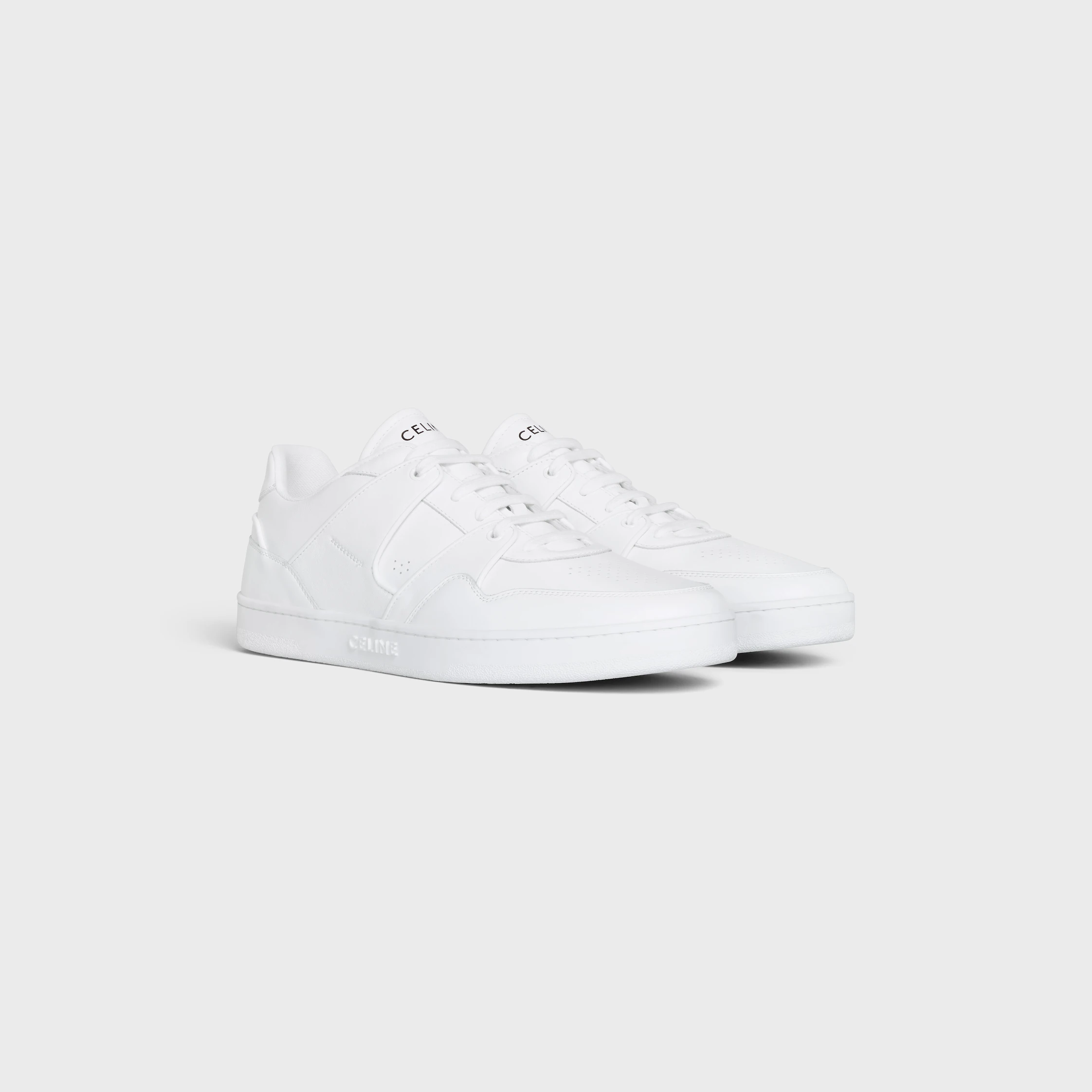 ZAPATILLA CELINE TRAINER CT-04 BAJA CON CORDONES EN CUERO DE VACUNO