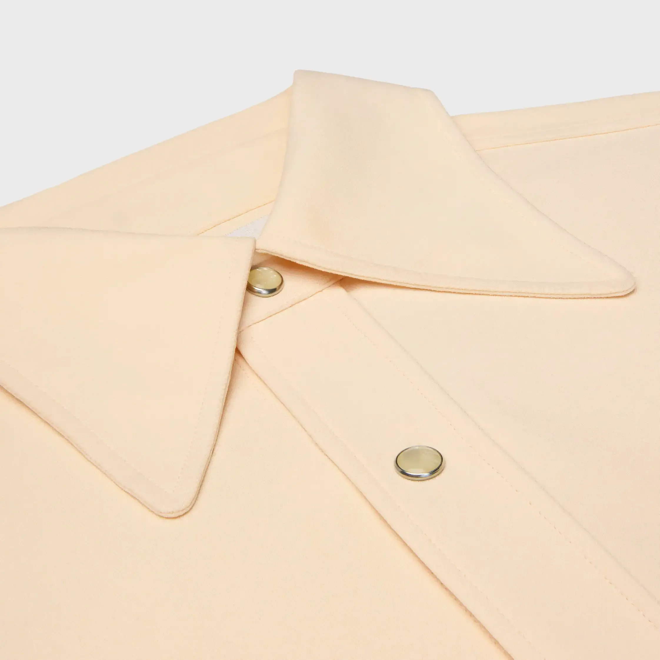 camisa de viscosa y seda cady