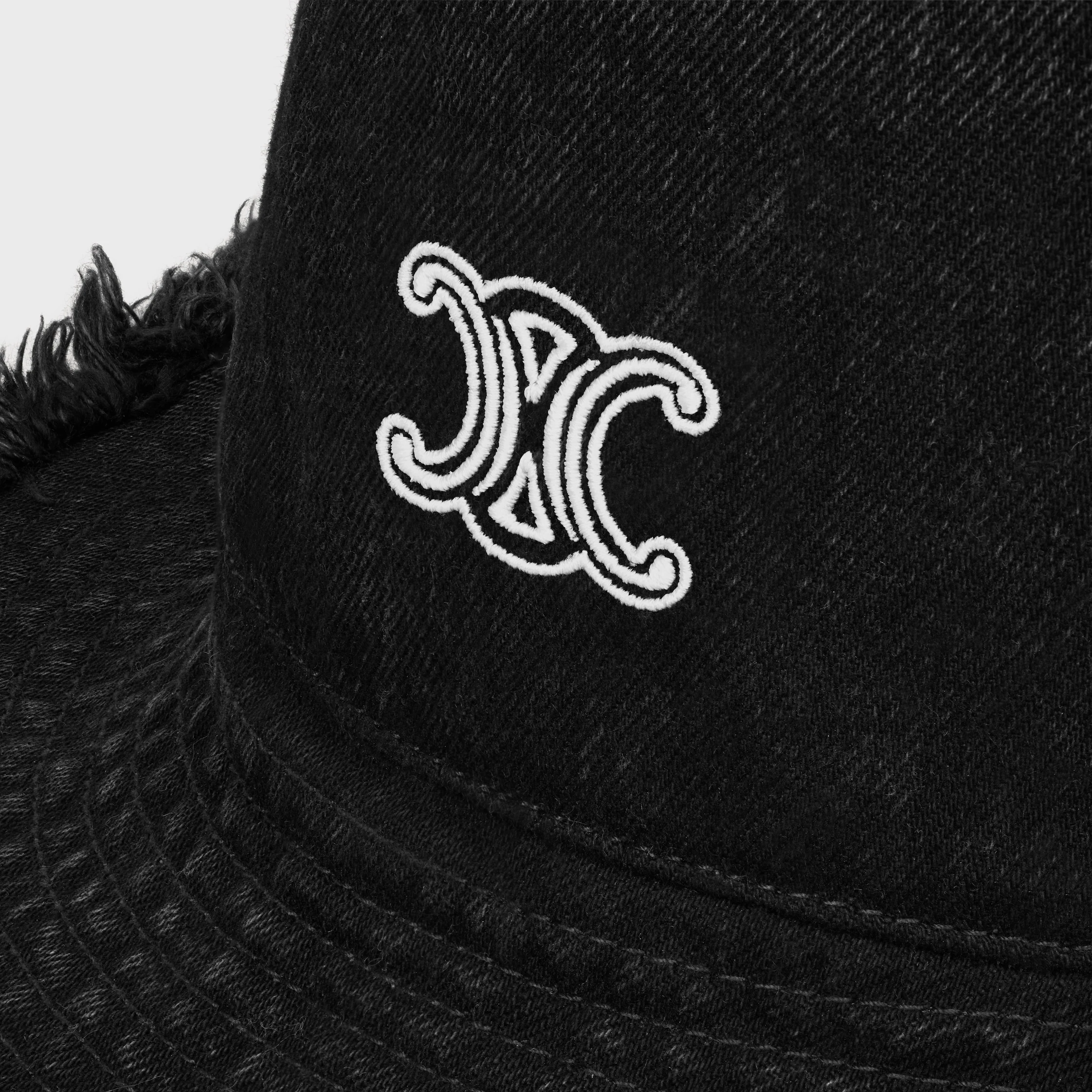 gorra bucket IN de denim de algodón