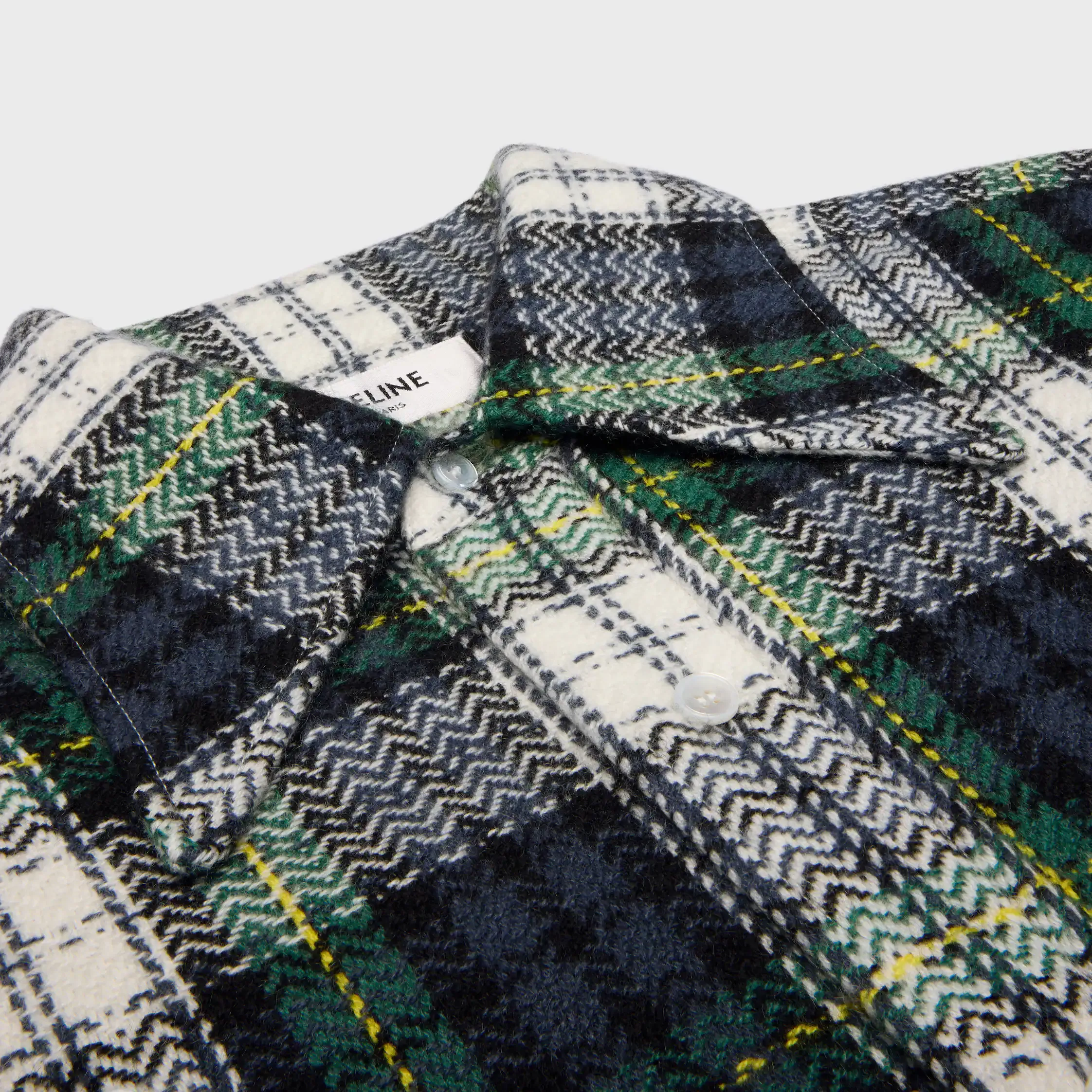 camisa IN tartán de cachemira