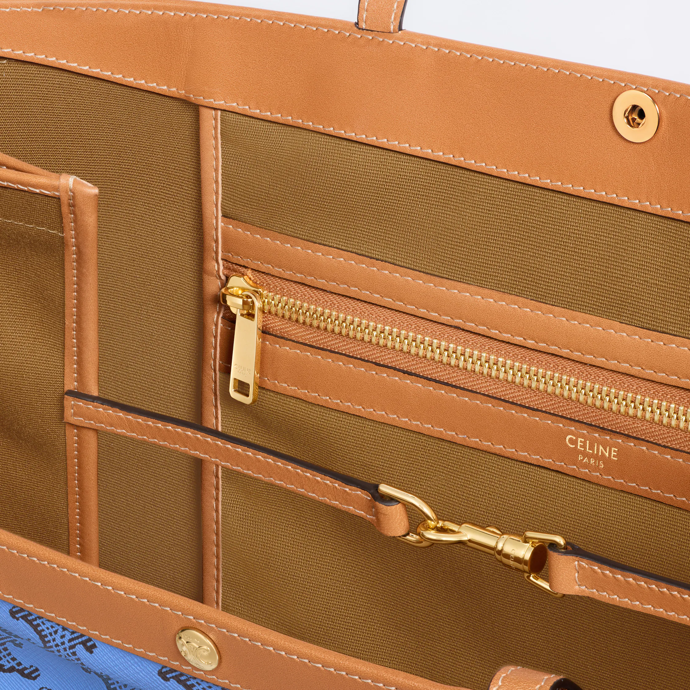 BOLSAS PLANAS GRANDES EN TELA TRIOMPHE