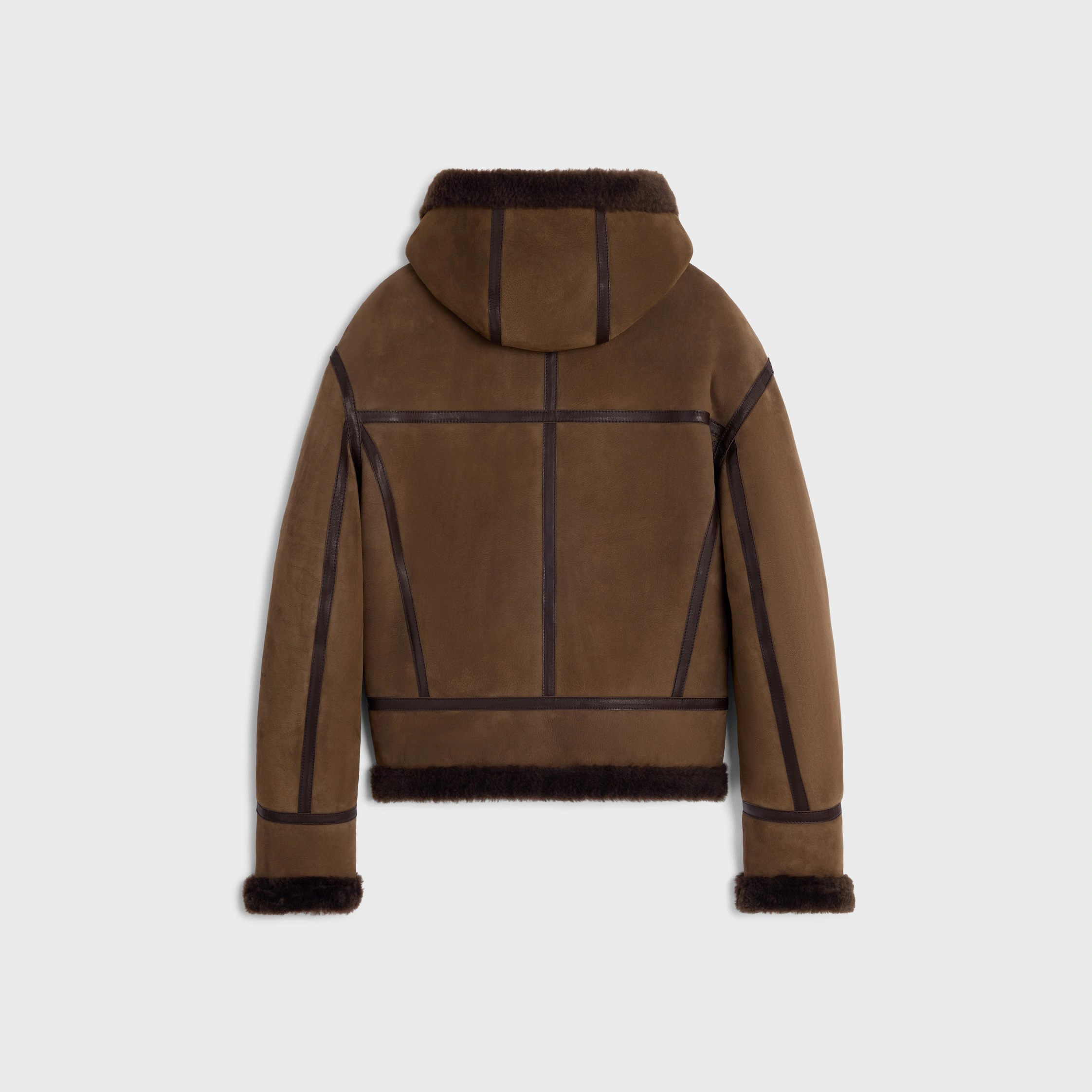 chaqueta aviador en ante
