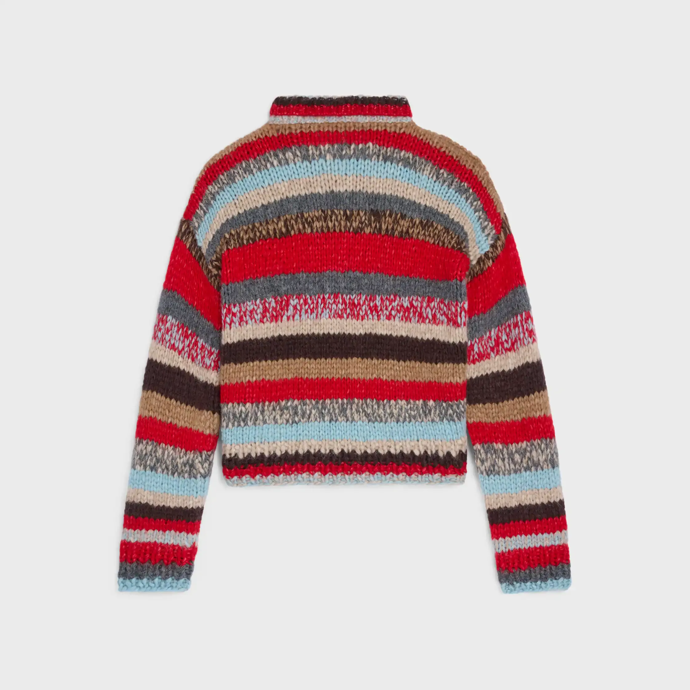 jersey polo IN MOULINE ALPACA Y LANA