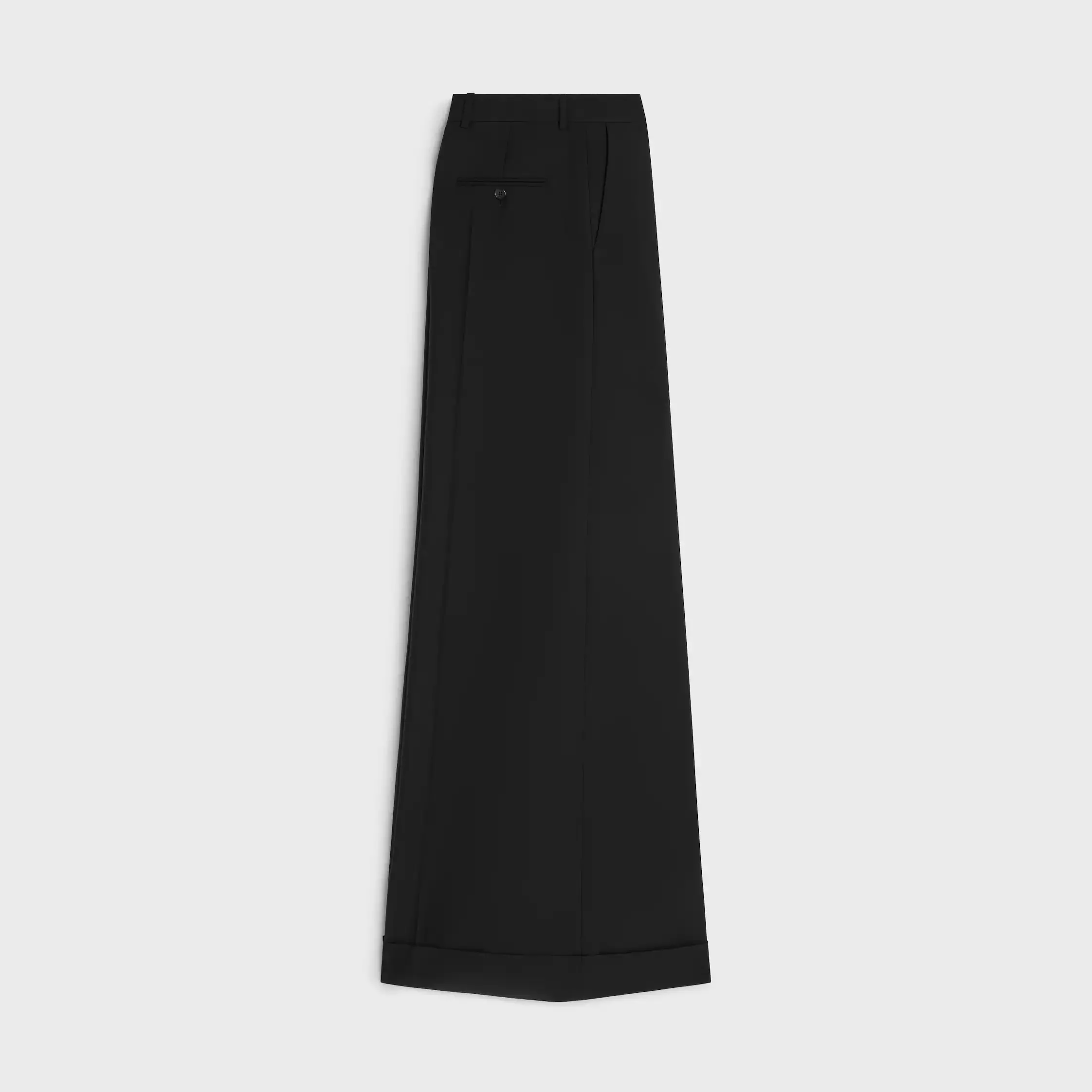 pantalones largos IN gabardina de lana