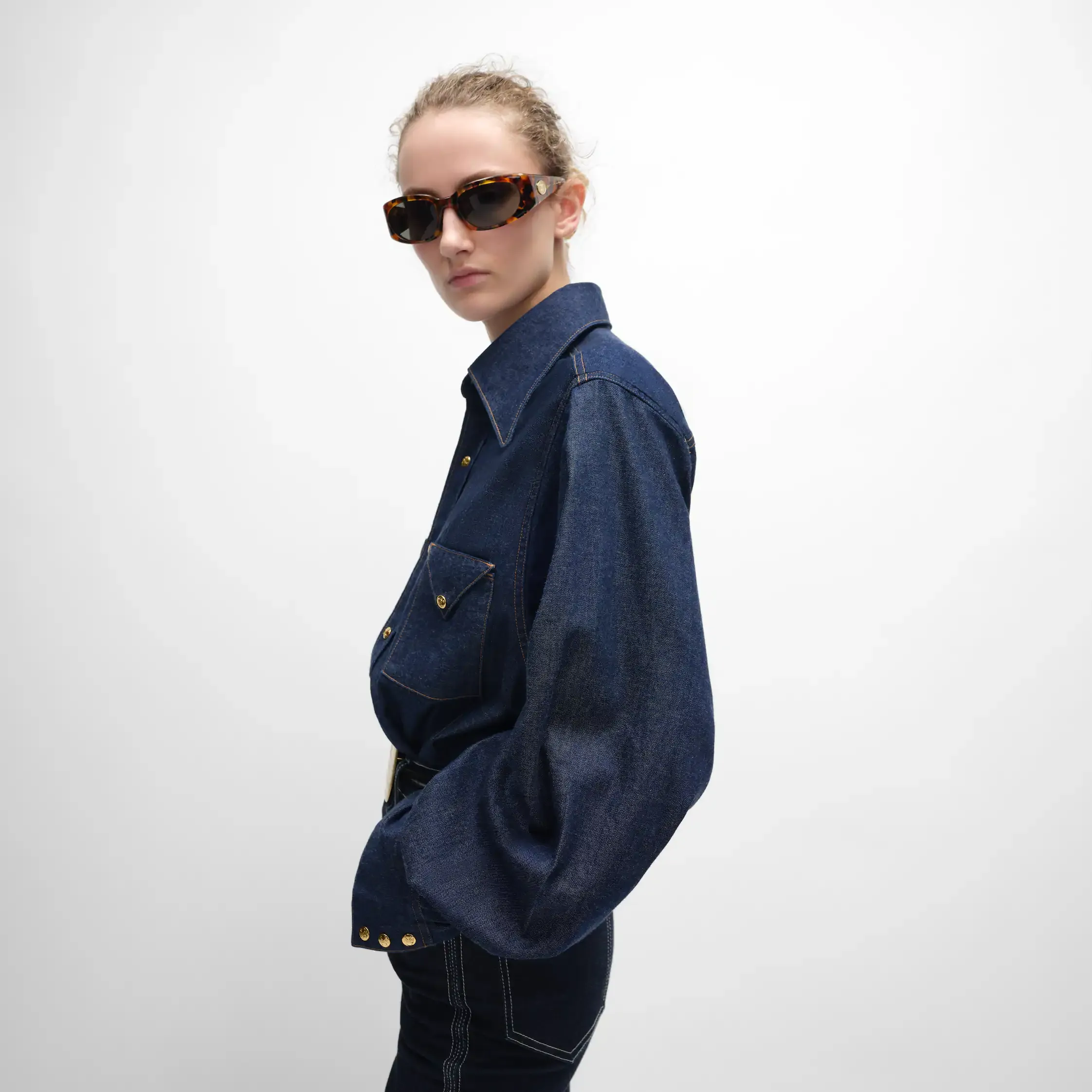 camisa de denim