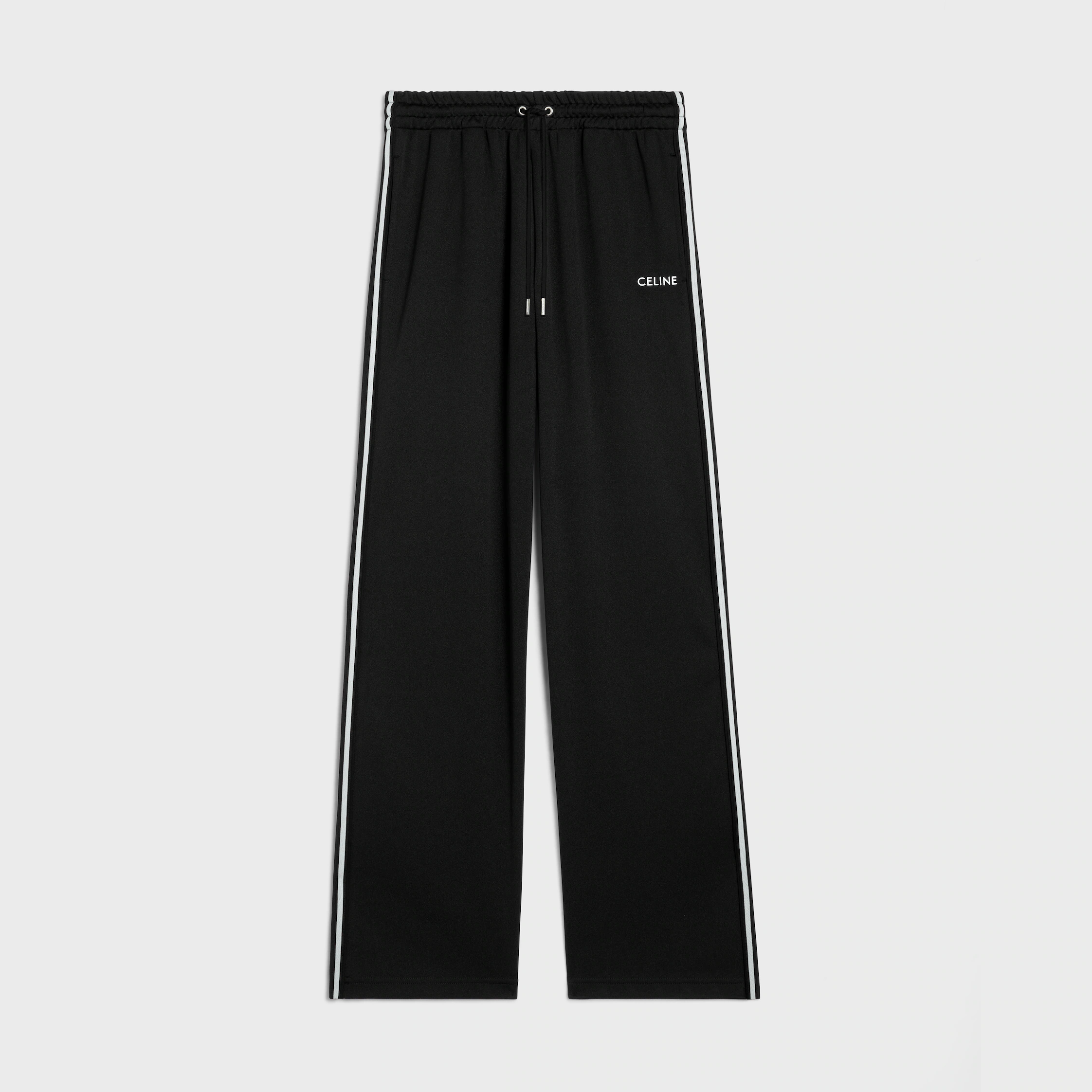 pantalones de chándal en jersey de doble cara