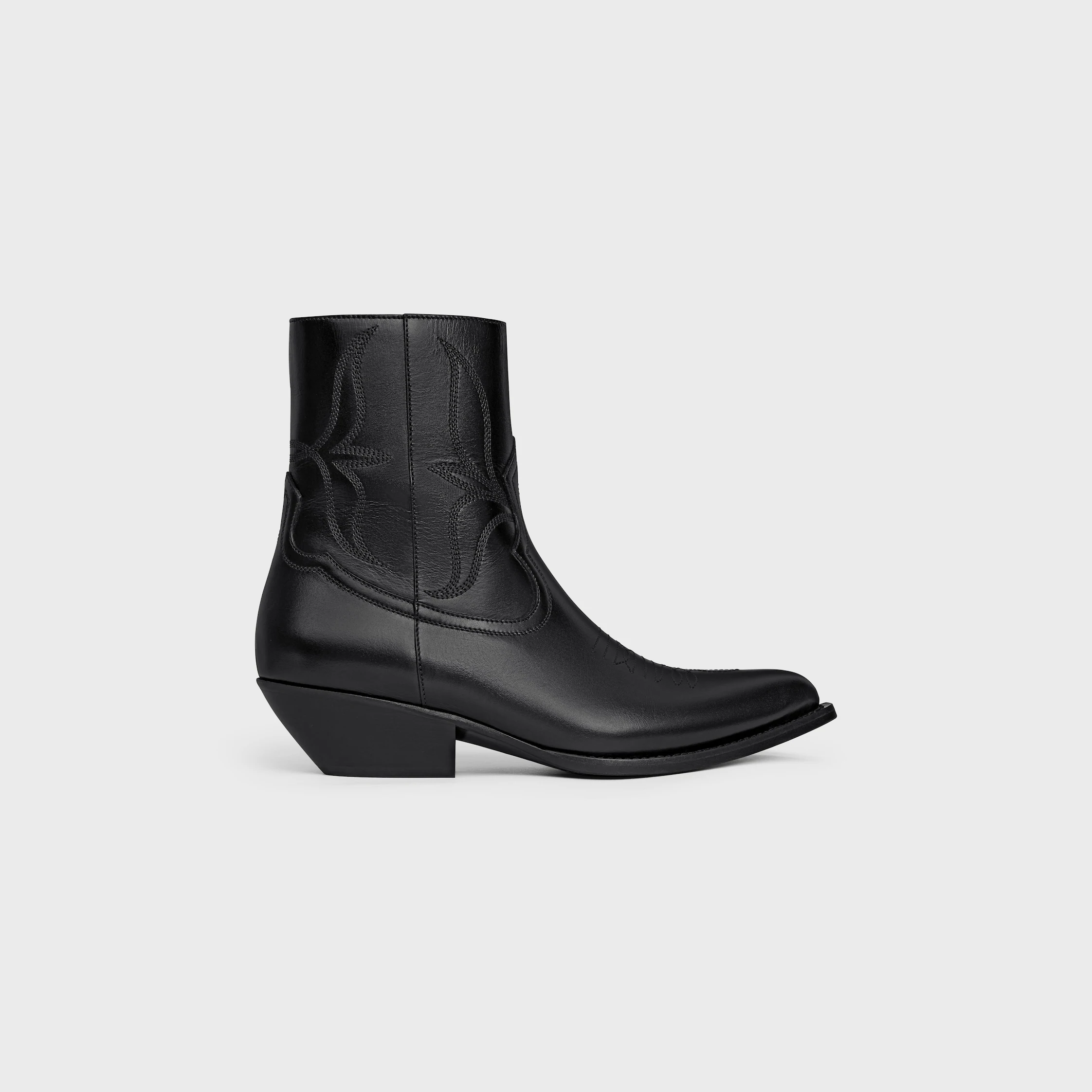 BOTAS LEON EN CUERO DE TERNERA BRILLOSO