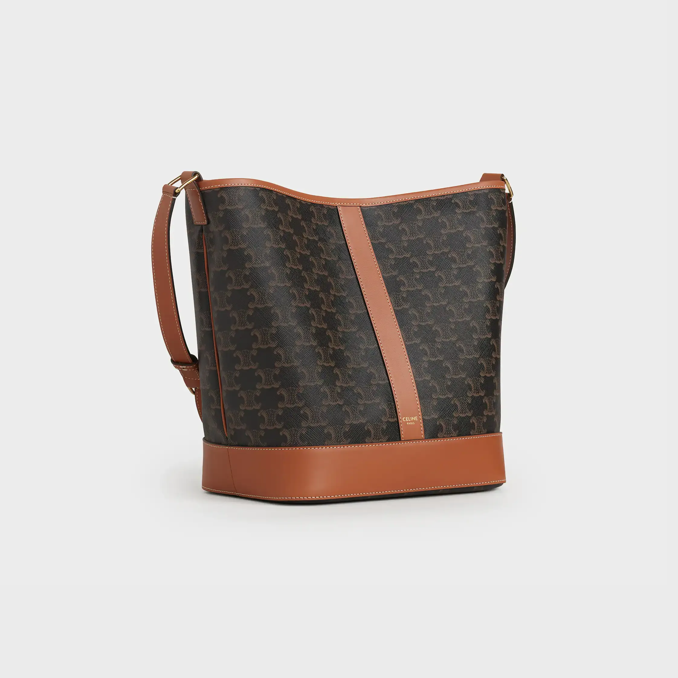 Bolsa Mediana IN Triomphe Canvas y piel de becerro