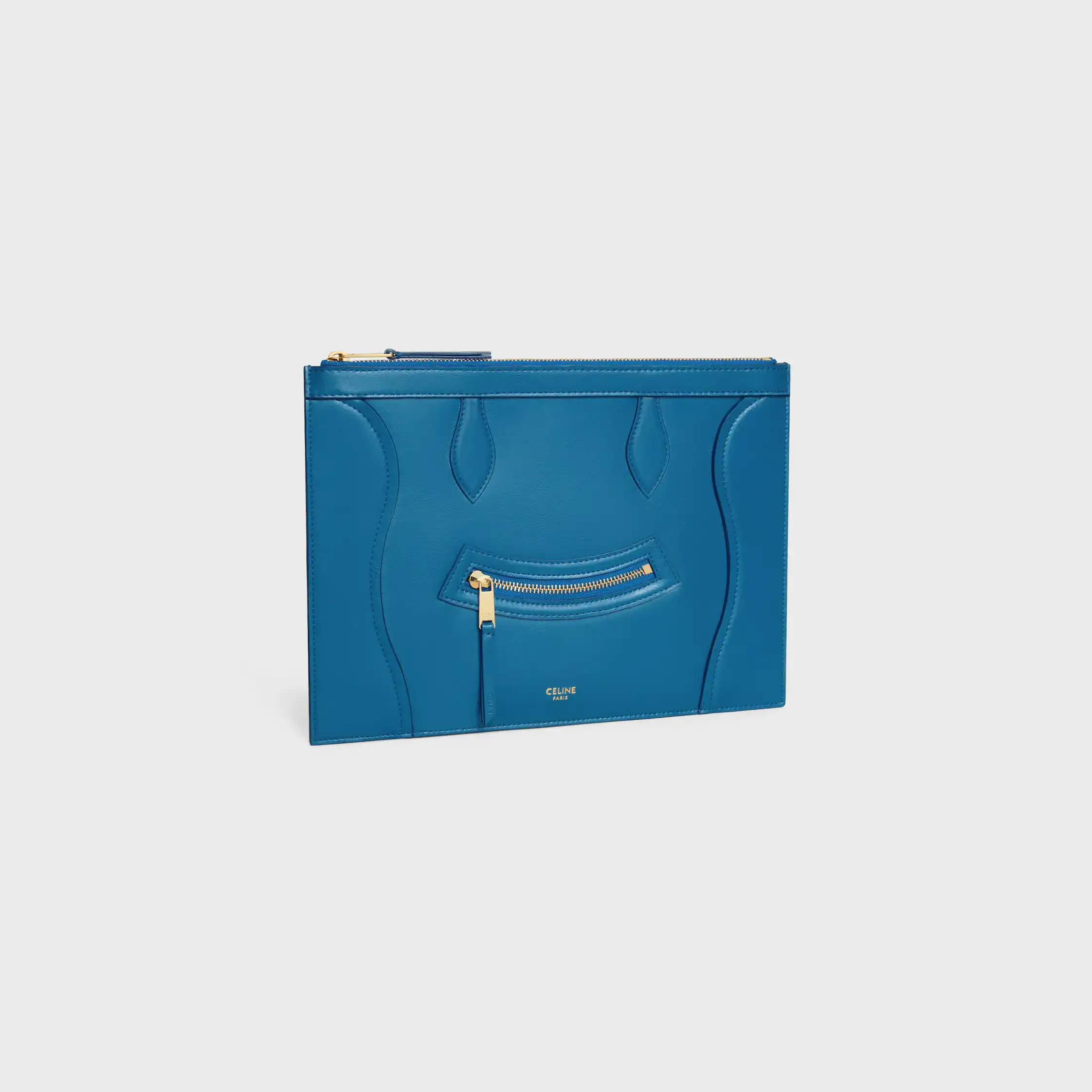 BOLSA MEDIANA EN CUERO VACUNO BRILLOSO