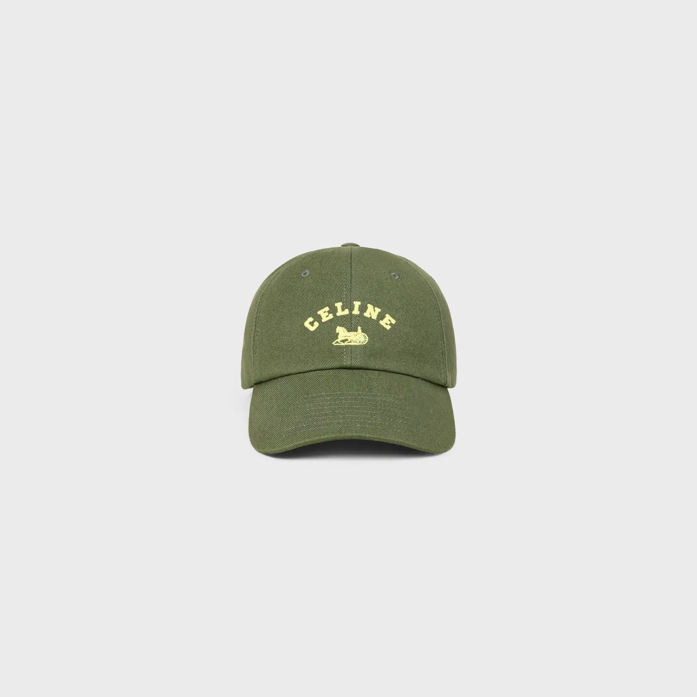 gorra richelieu cap de celine en tela twill de algodón