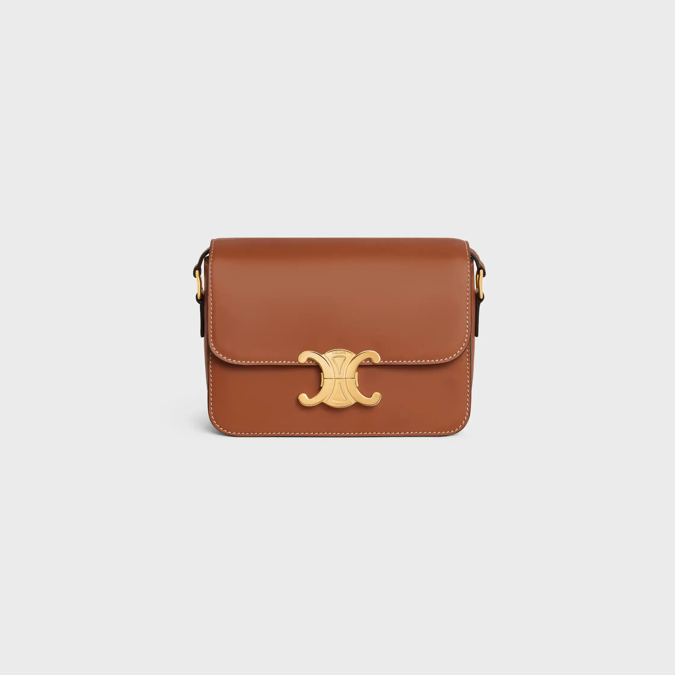 BOLSO TEEN TRIOMPHE EN CUERO NATURAL DE VACUNO