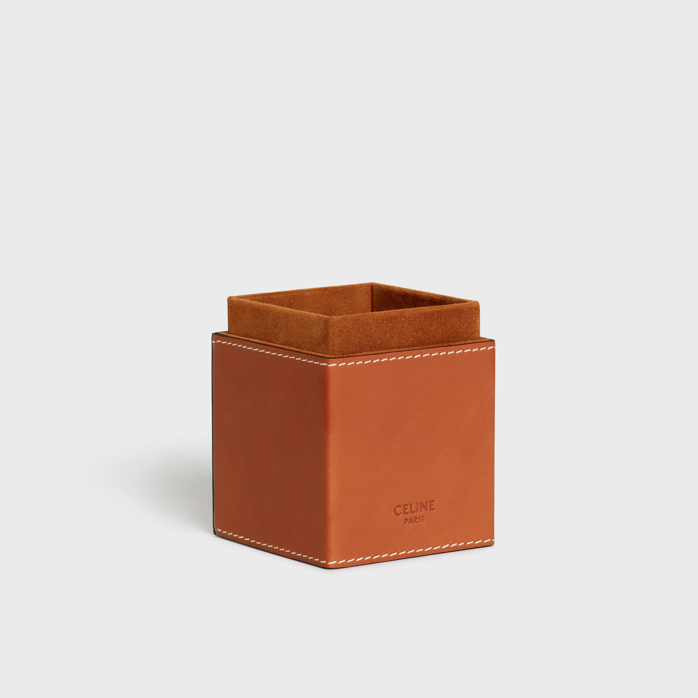 Funda para Perfume 100 ml en Cuero de Ternera Natural