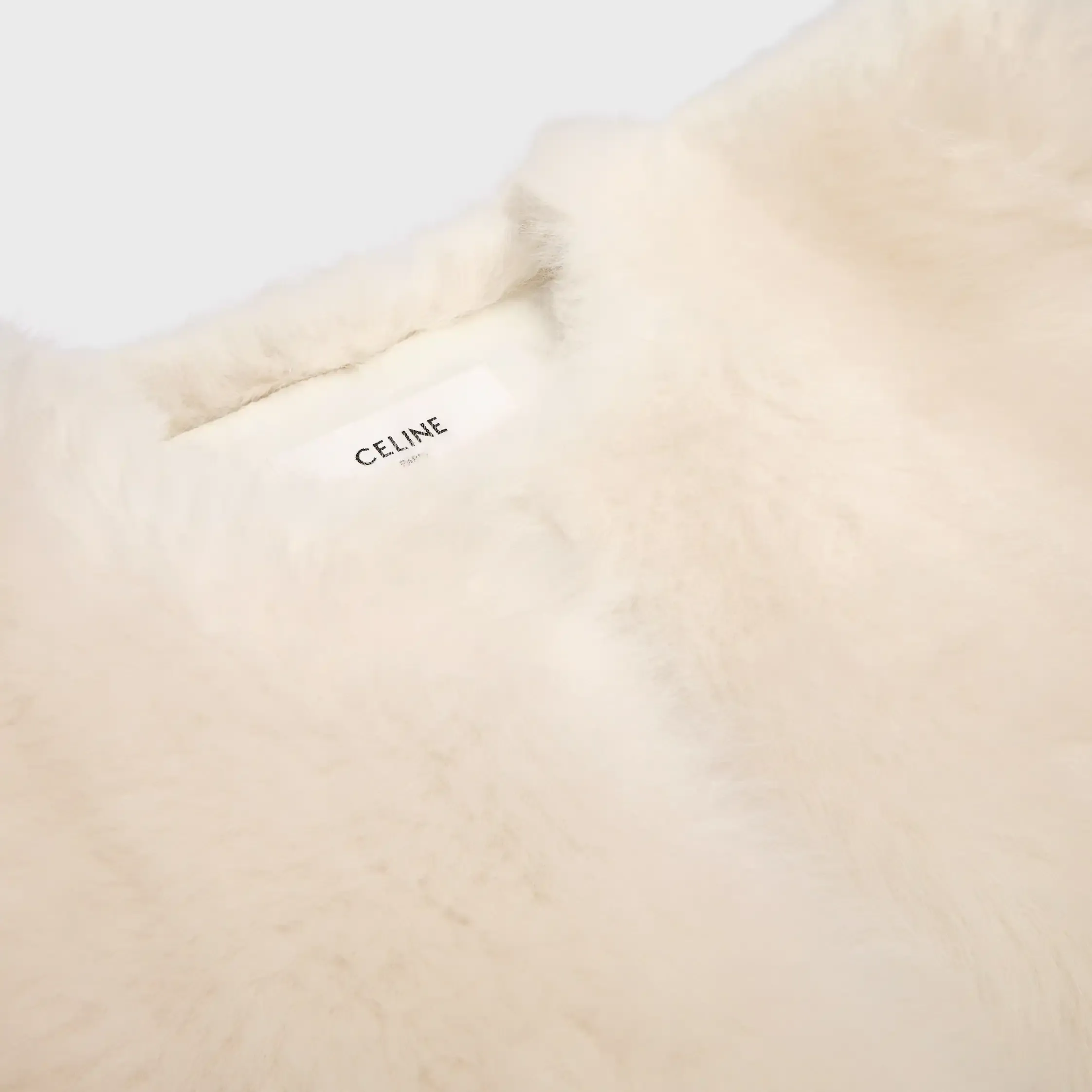 chaqueta de piel de cordero