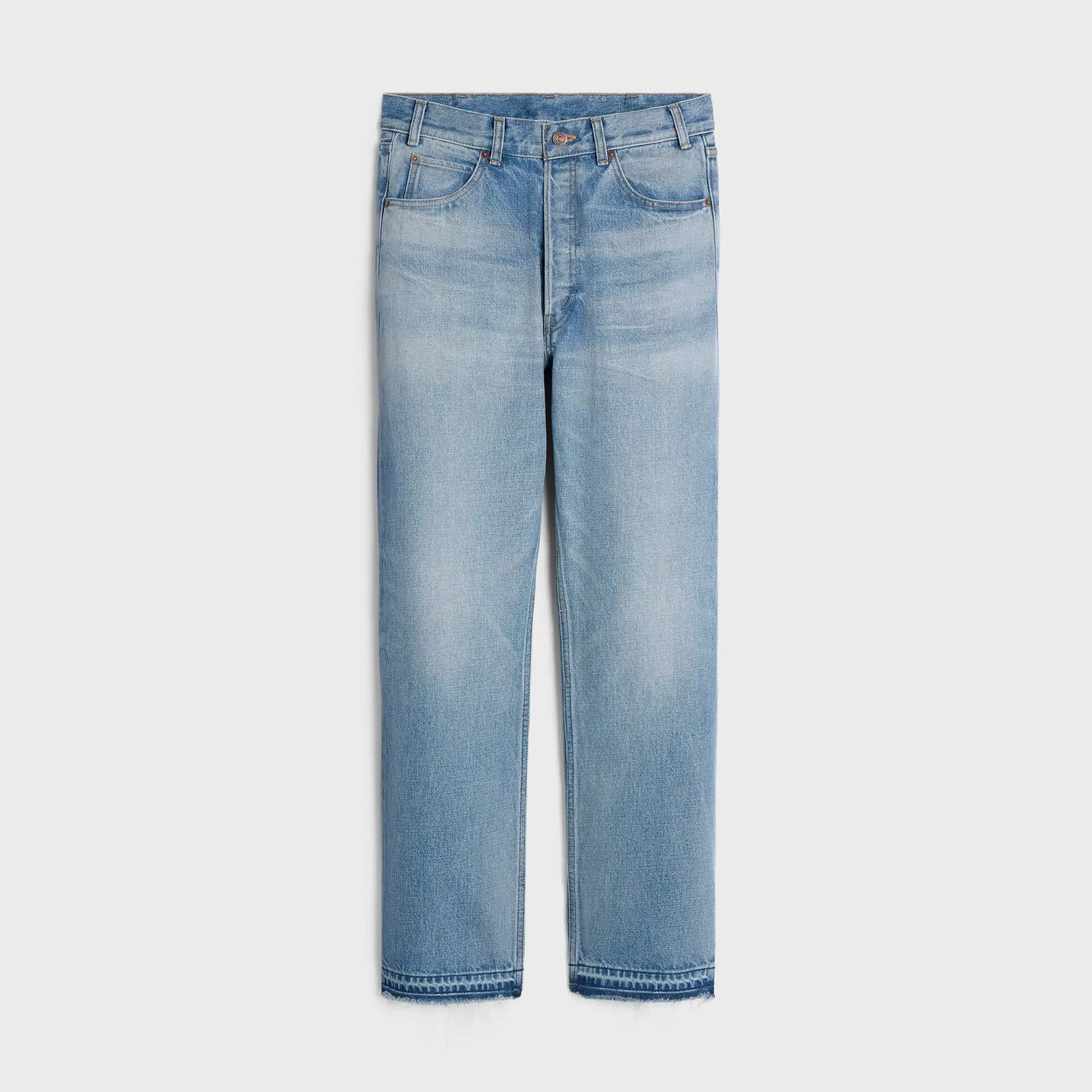 PANTALONES WESLEY EN DENIM CON LAVADO PISMO