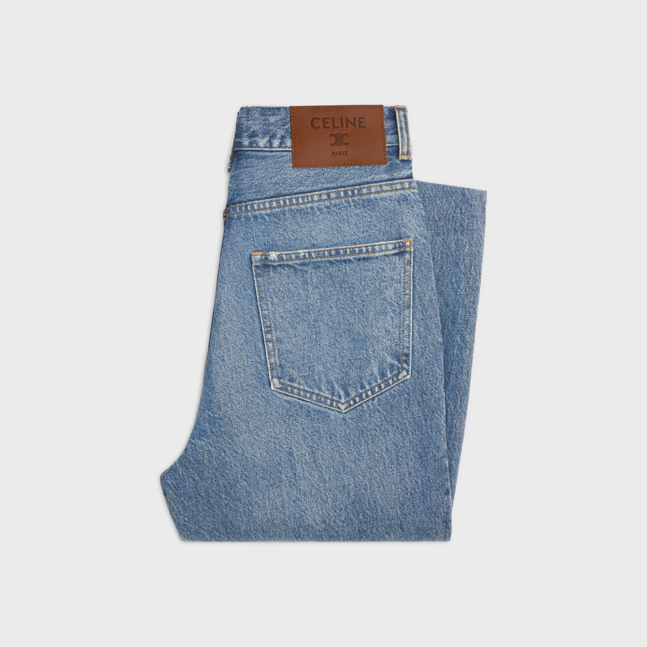 vaqueros flare 001 en denim de algodón