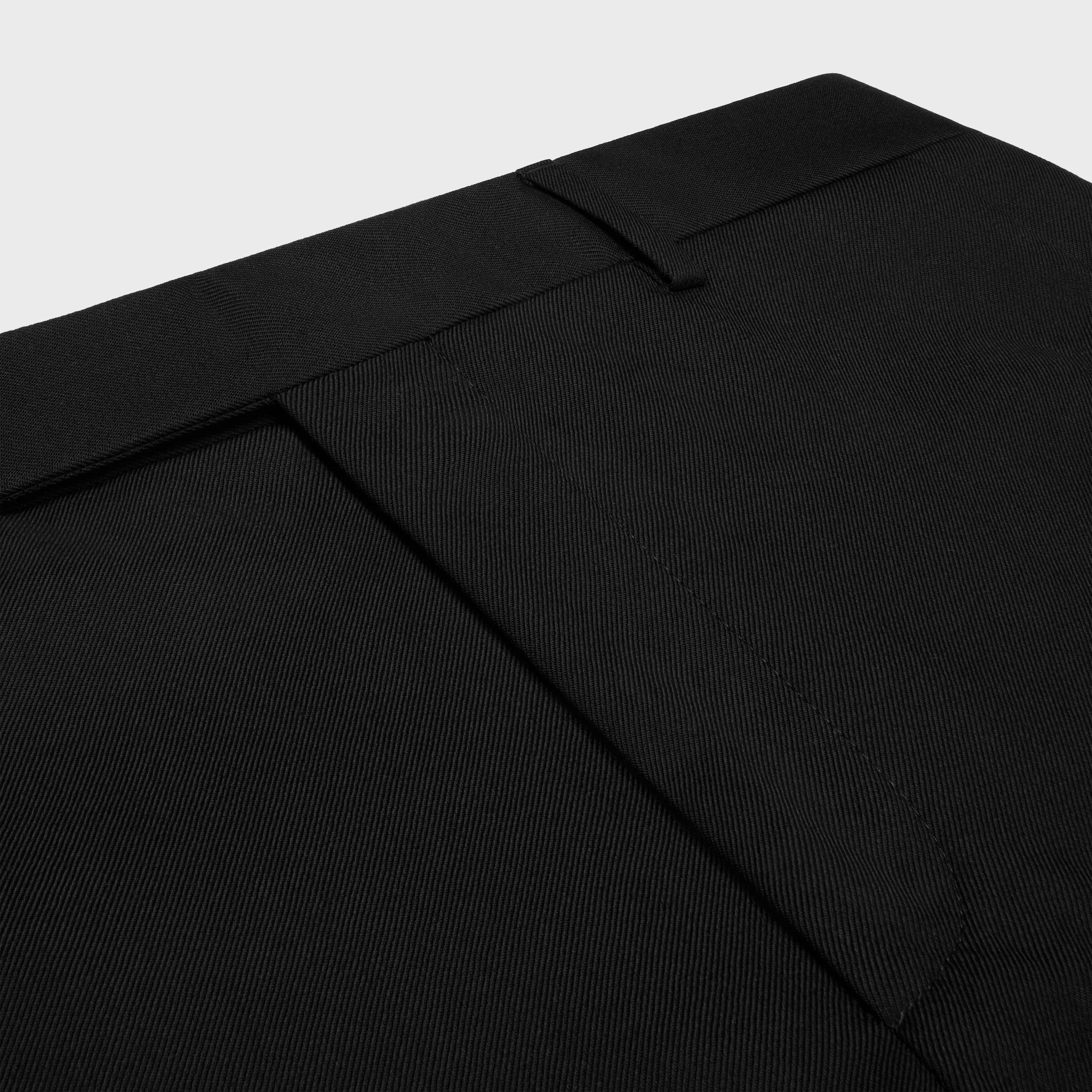 pantalones mods en gabardina de lana