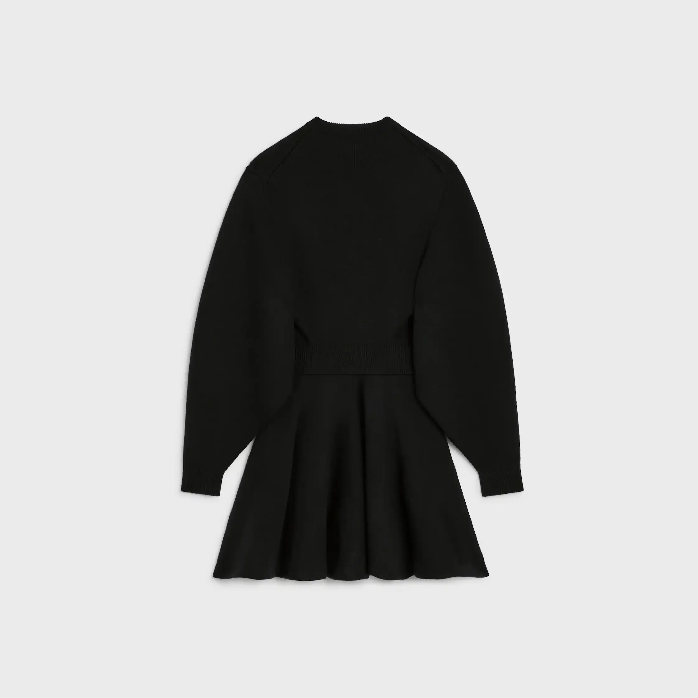 vestido mini en lana