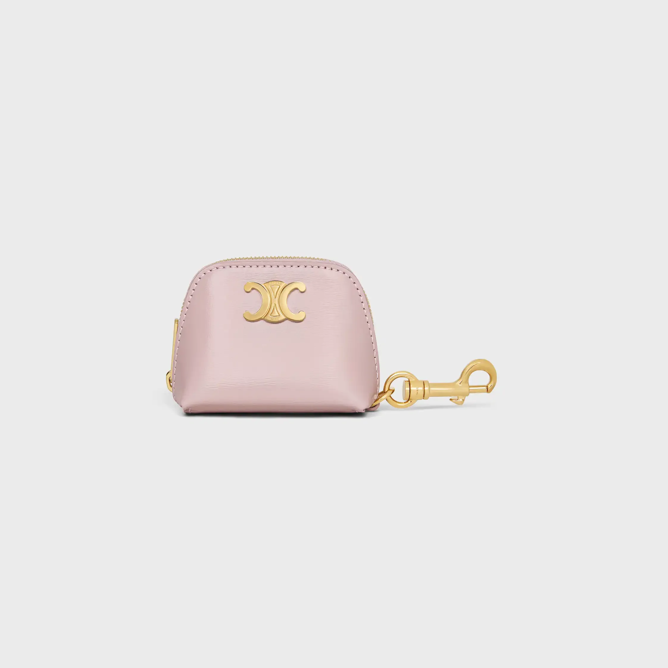 MICRO TRIOMPHE CHARM EN CUERO DE TERNERA BRILLO