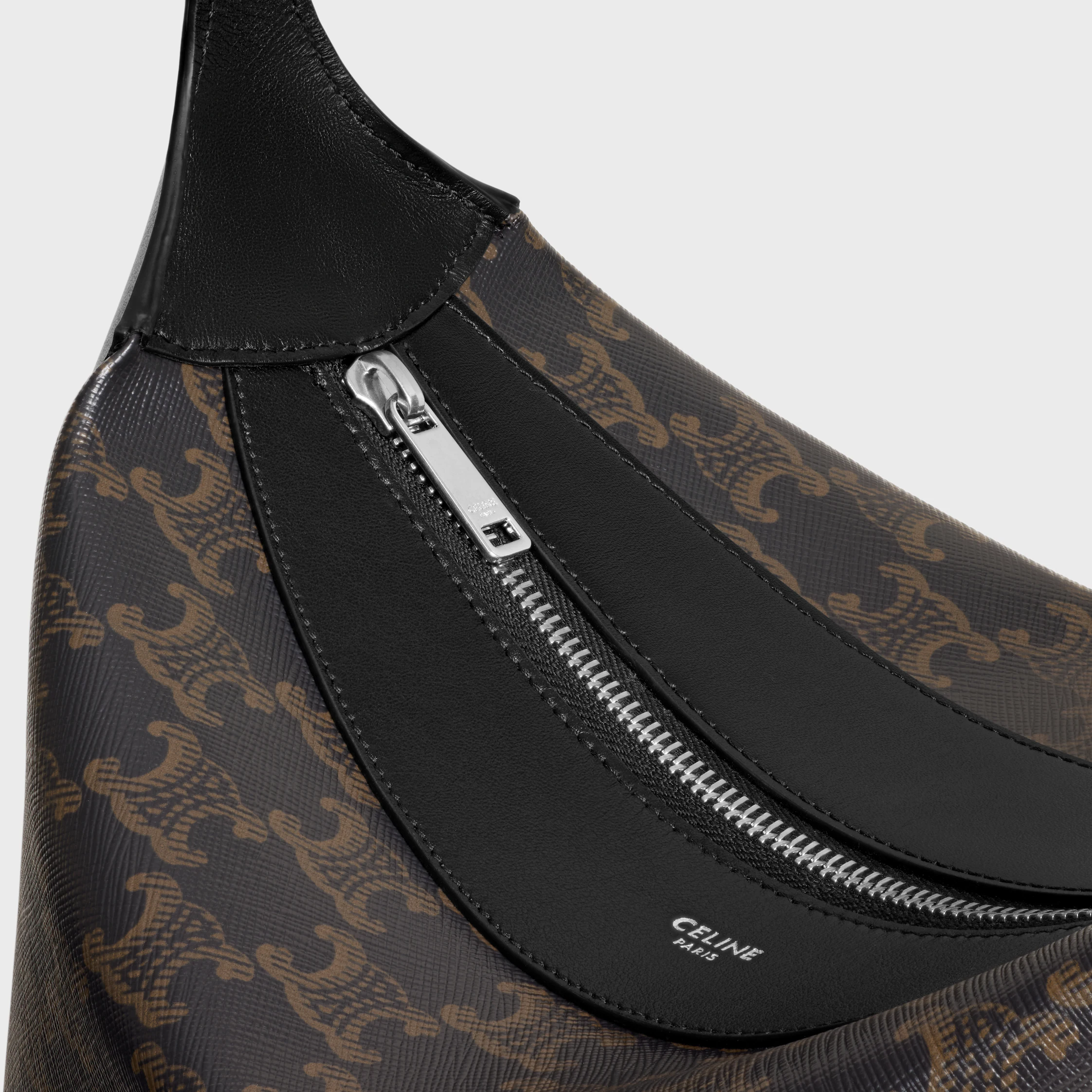 BOLSO CROSSBODY HARRY EN LONA TRIOMPHE Y CUERO DE TERNERA