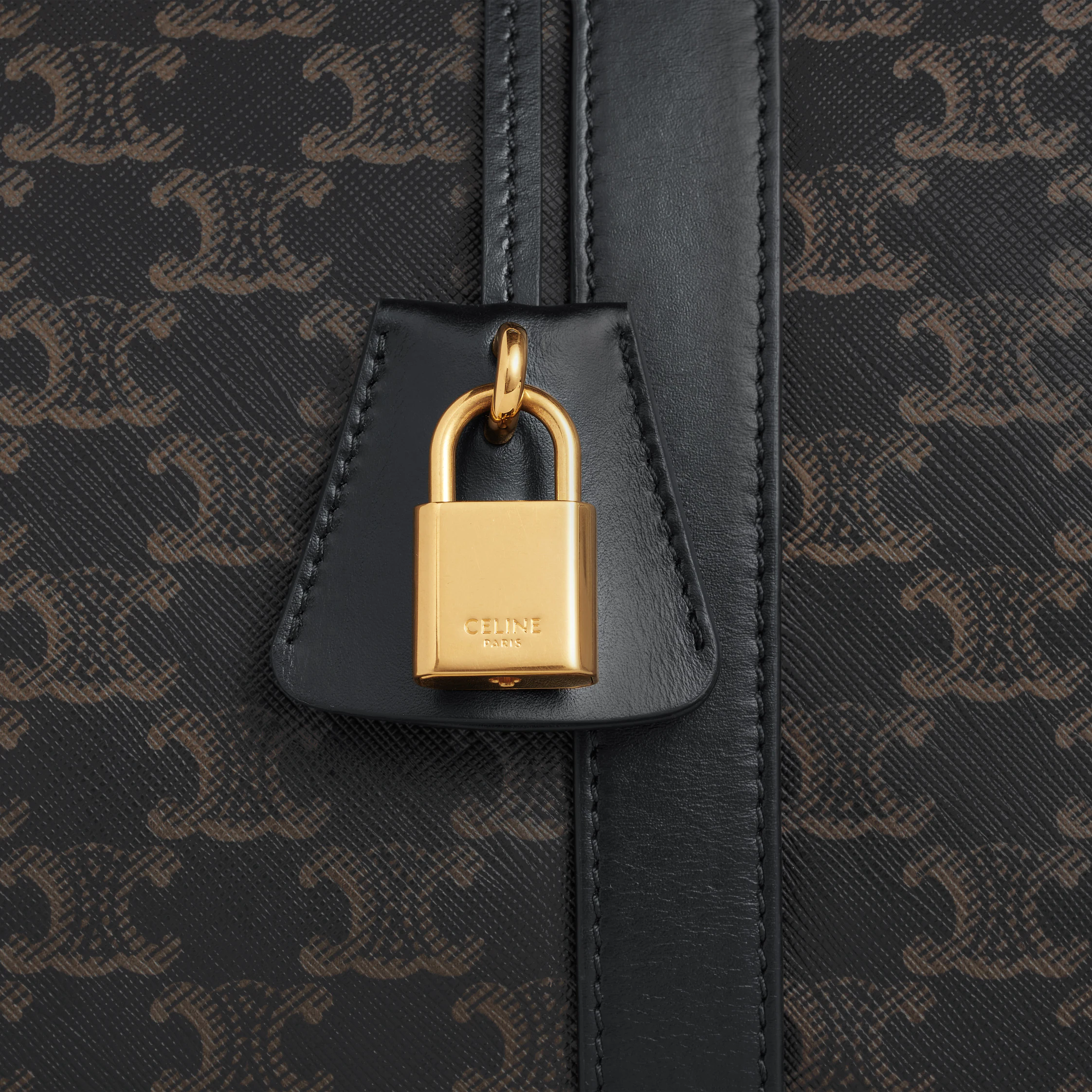 Bolso de Viaje IN Triomphe de Lona y Cuero de Becerro