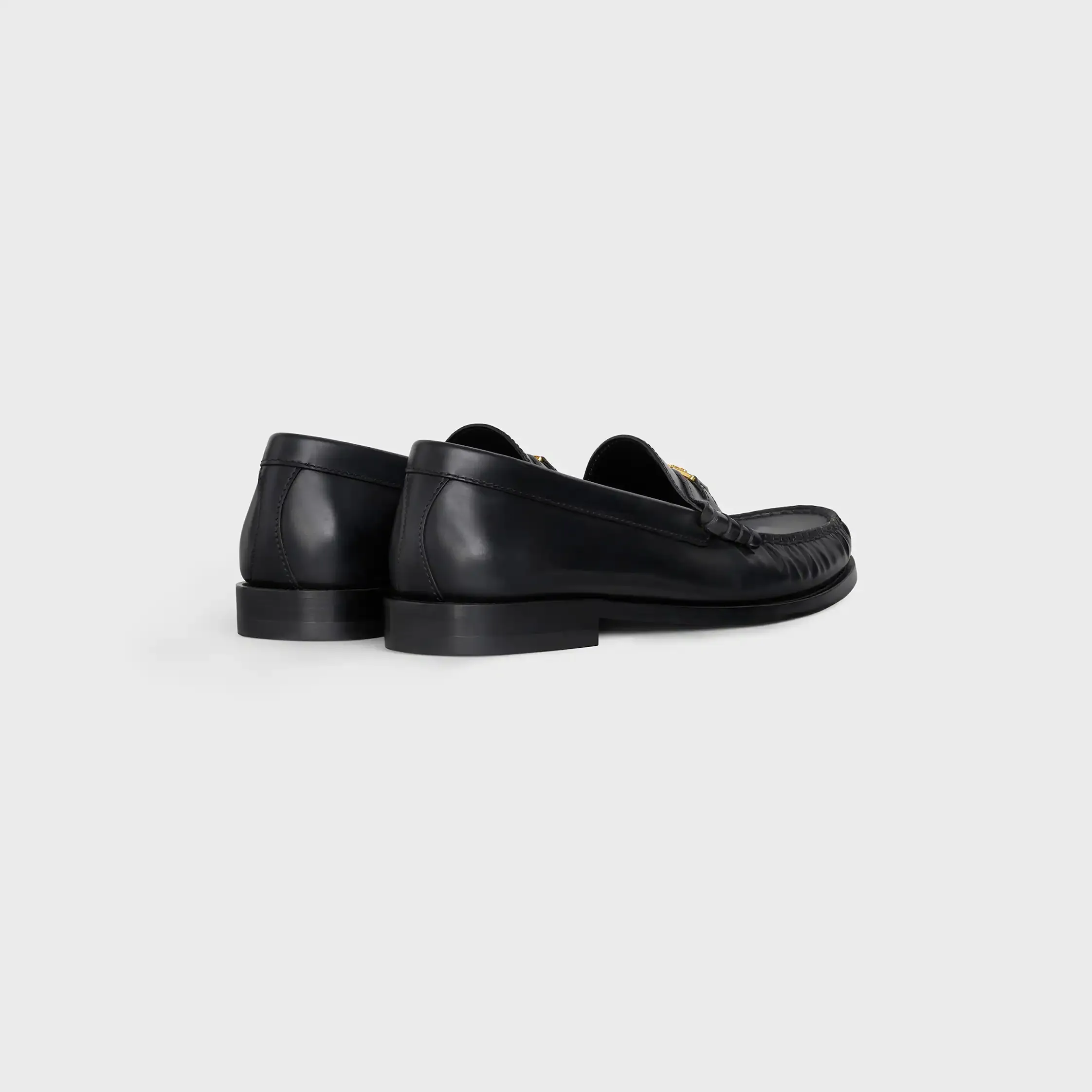 ZAPATOS DE LONA CELINE LUCO EN CUERO DE BUEY BRILLANTE