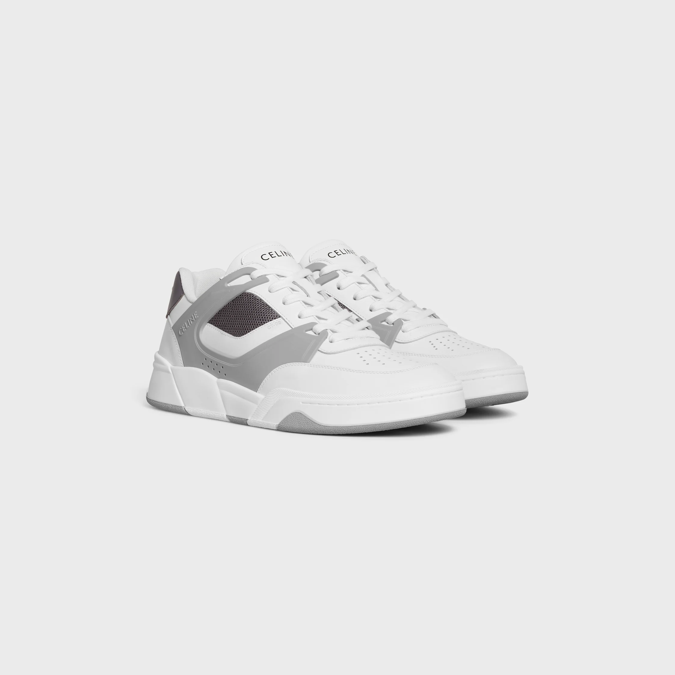 ZAPATILLA CT-09 DE CUERO DE VACUNO Y MALLA