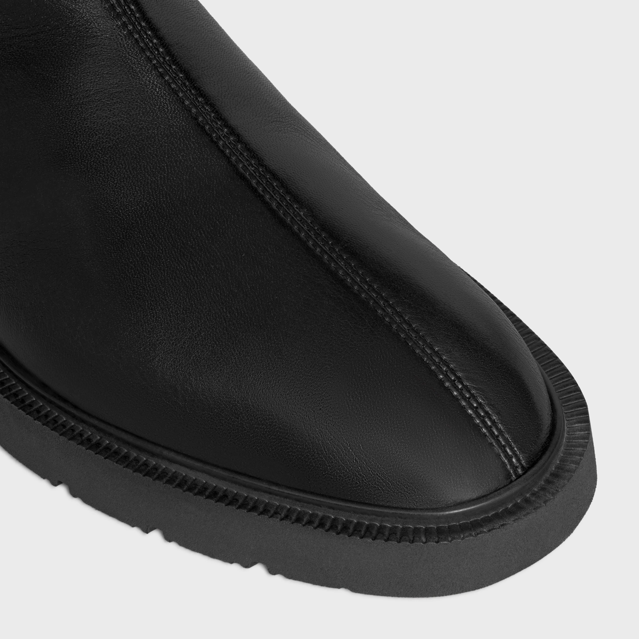 FLOW - BOTAS CON CIERRE DE ZÍPER EN PELO DE CORDERO ELÁSTICO