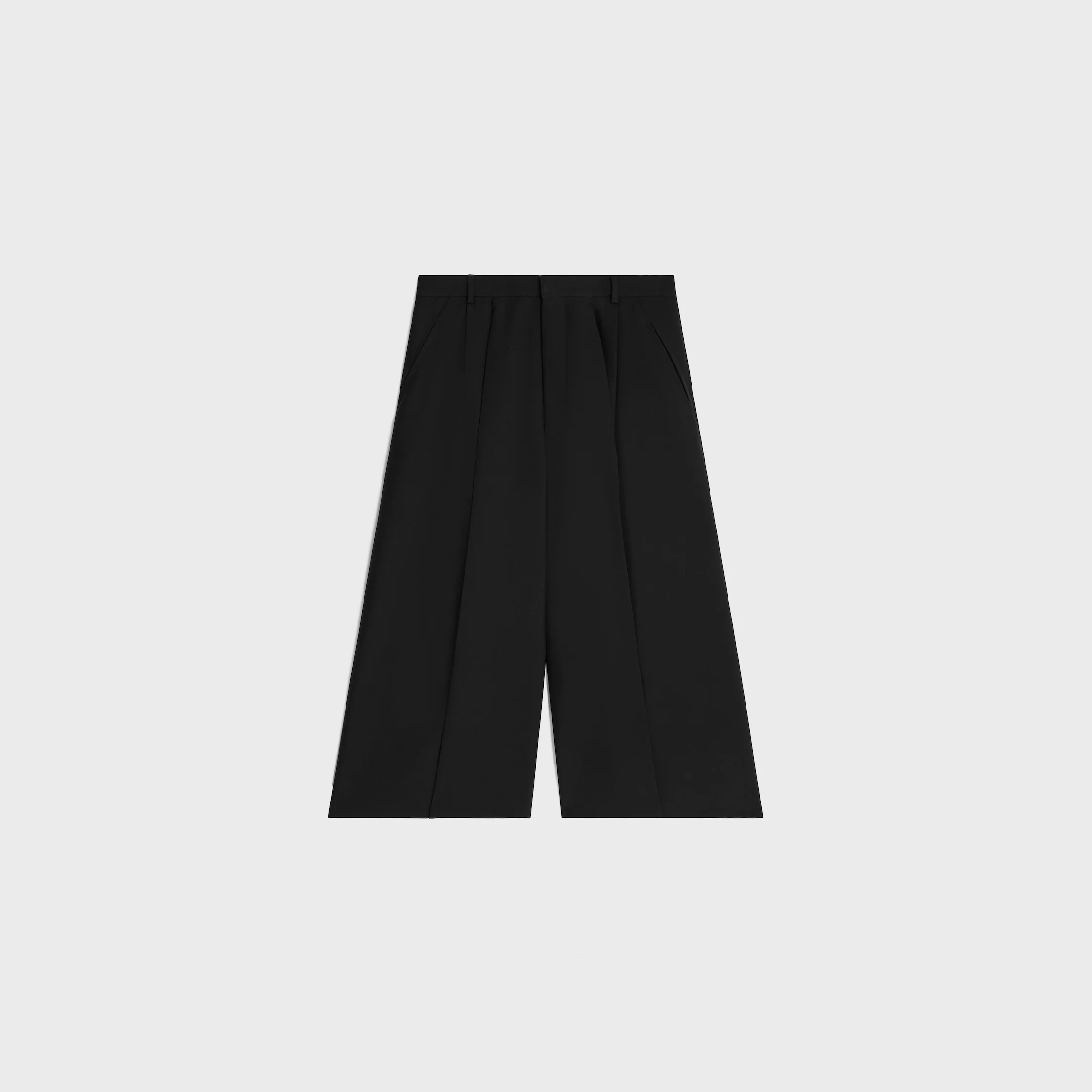 PANTALONES CORTOS MONTAUK EN GABARDINA DE LANA Y MOHAIR
