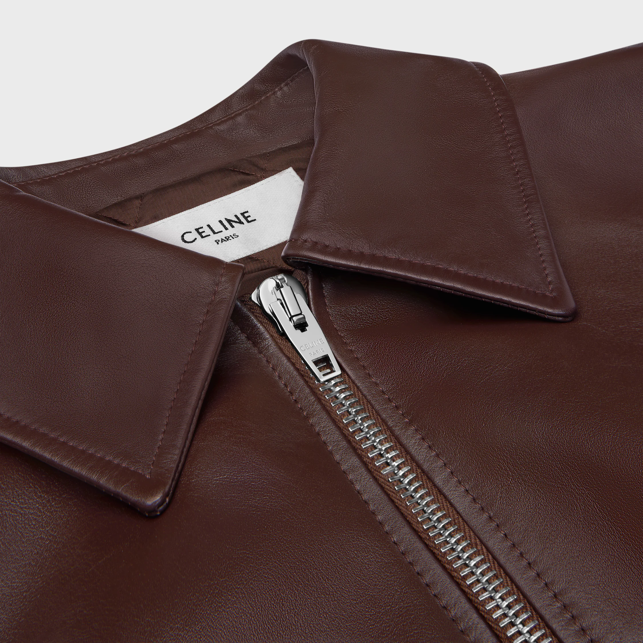 chaqueta tipo osito en piel de ternera