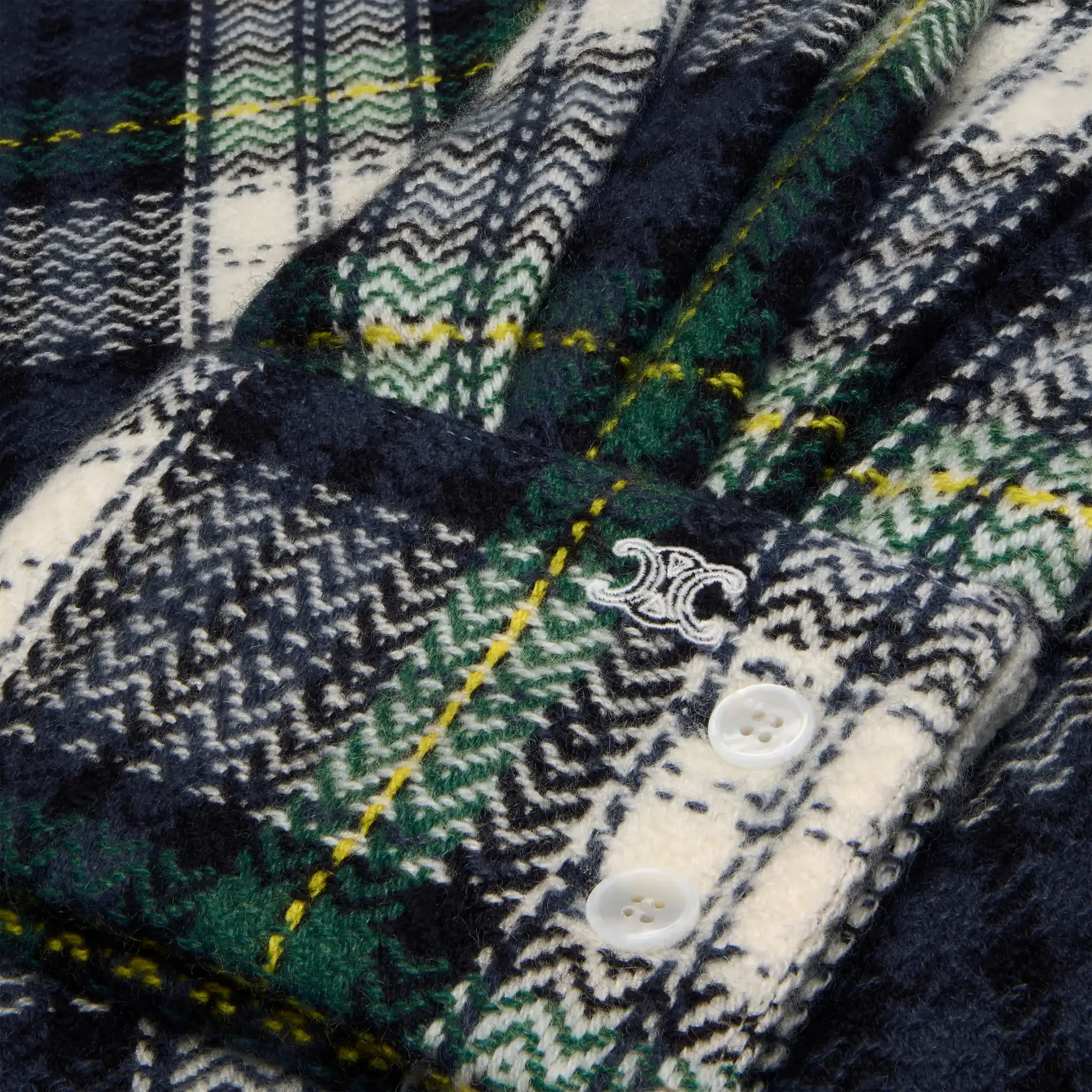camisa IN tartán de cachemira