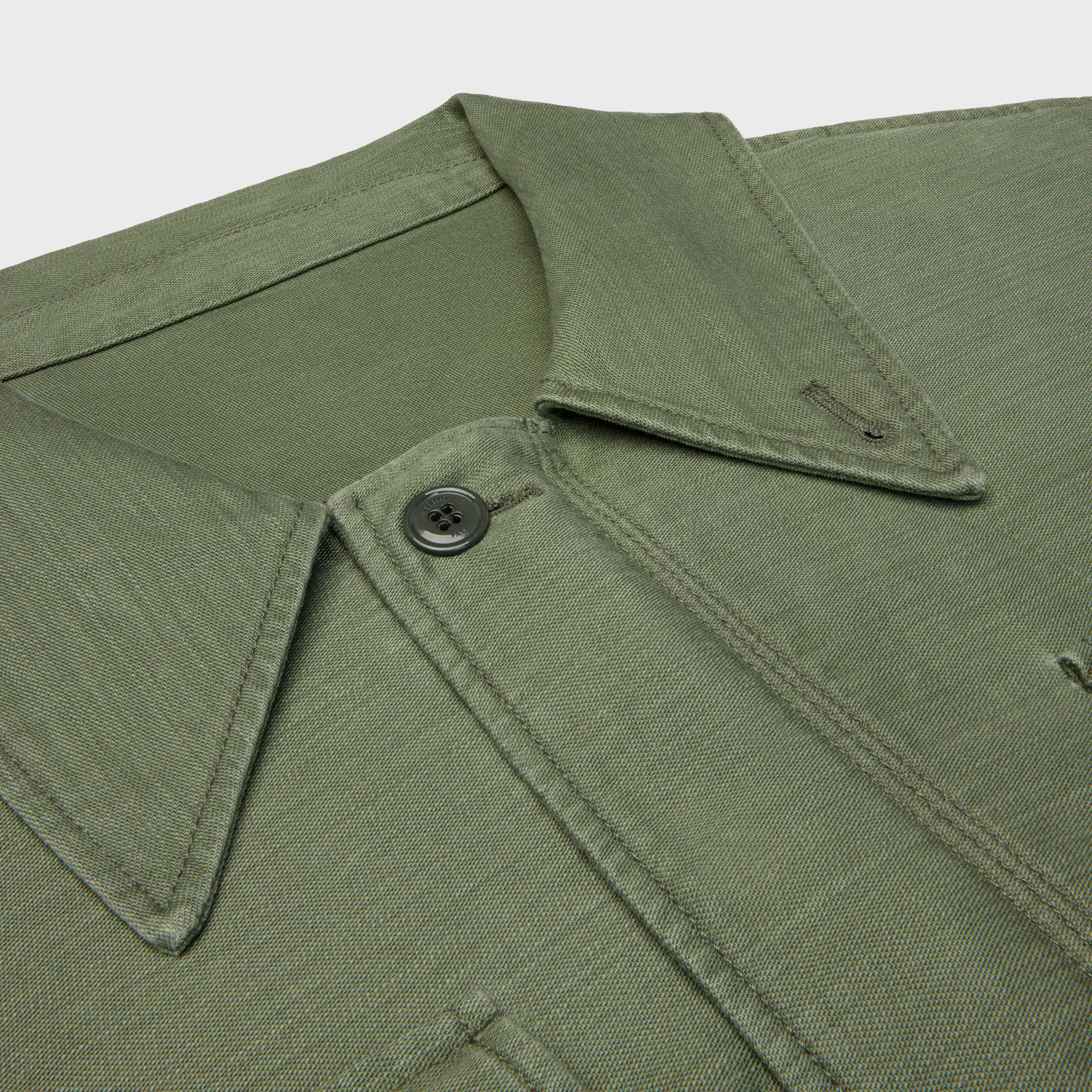 parka de satén de algodón