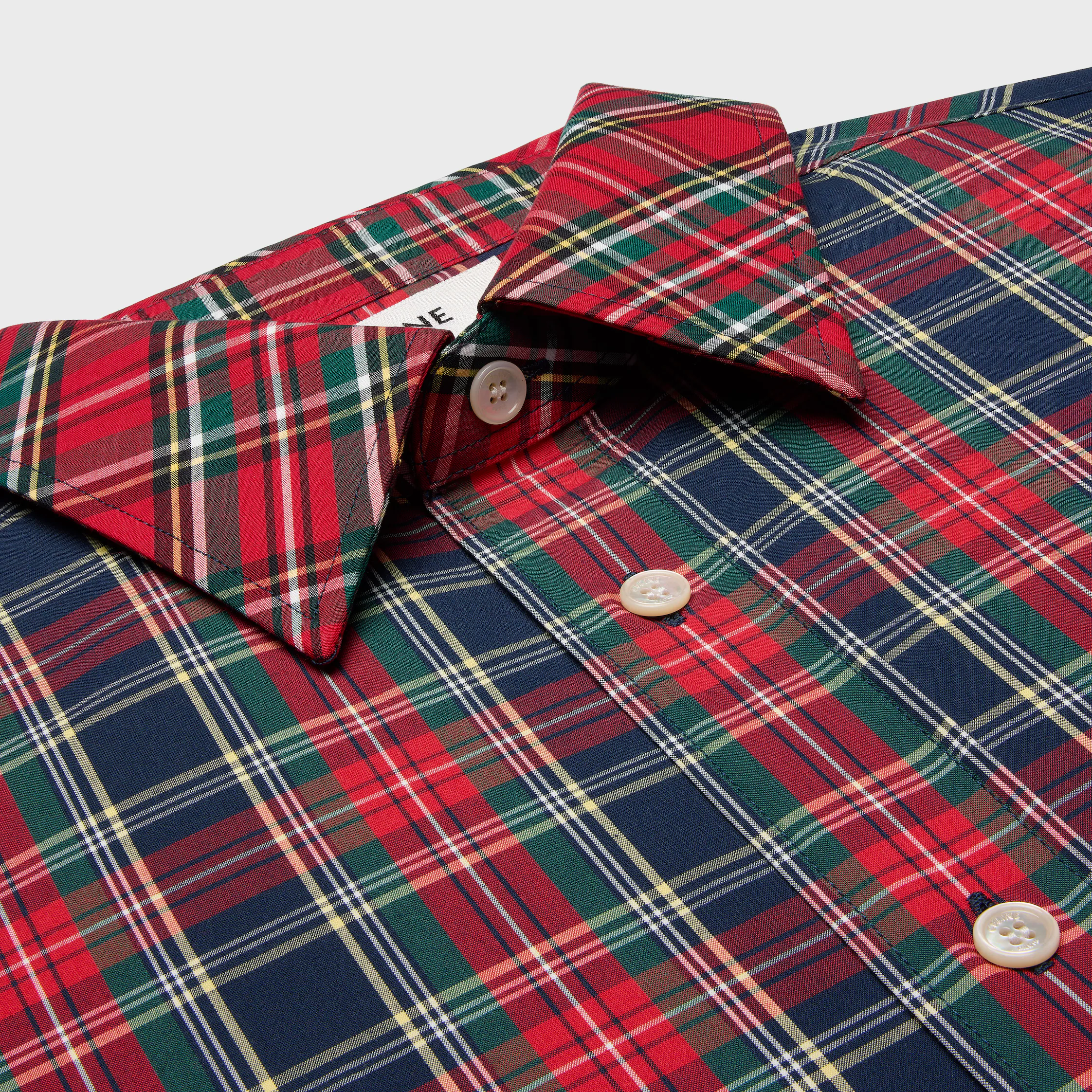 CAMISA EN ALGODÓN TARTÁN