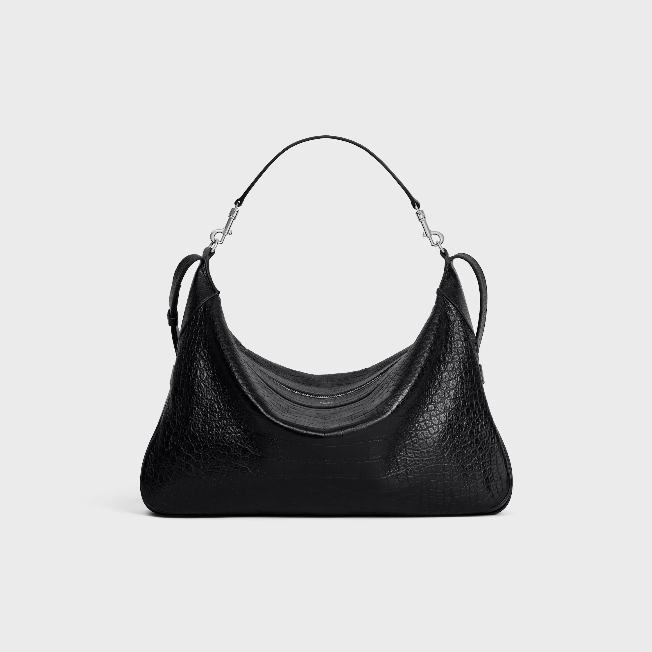Correa grande Romy IN CROCODILE EMBOSSED DEERSKIN