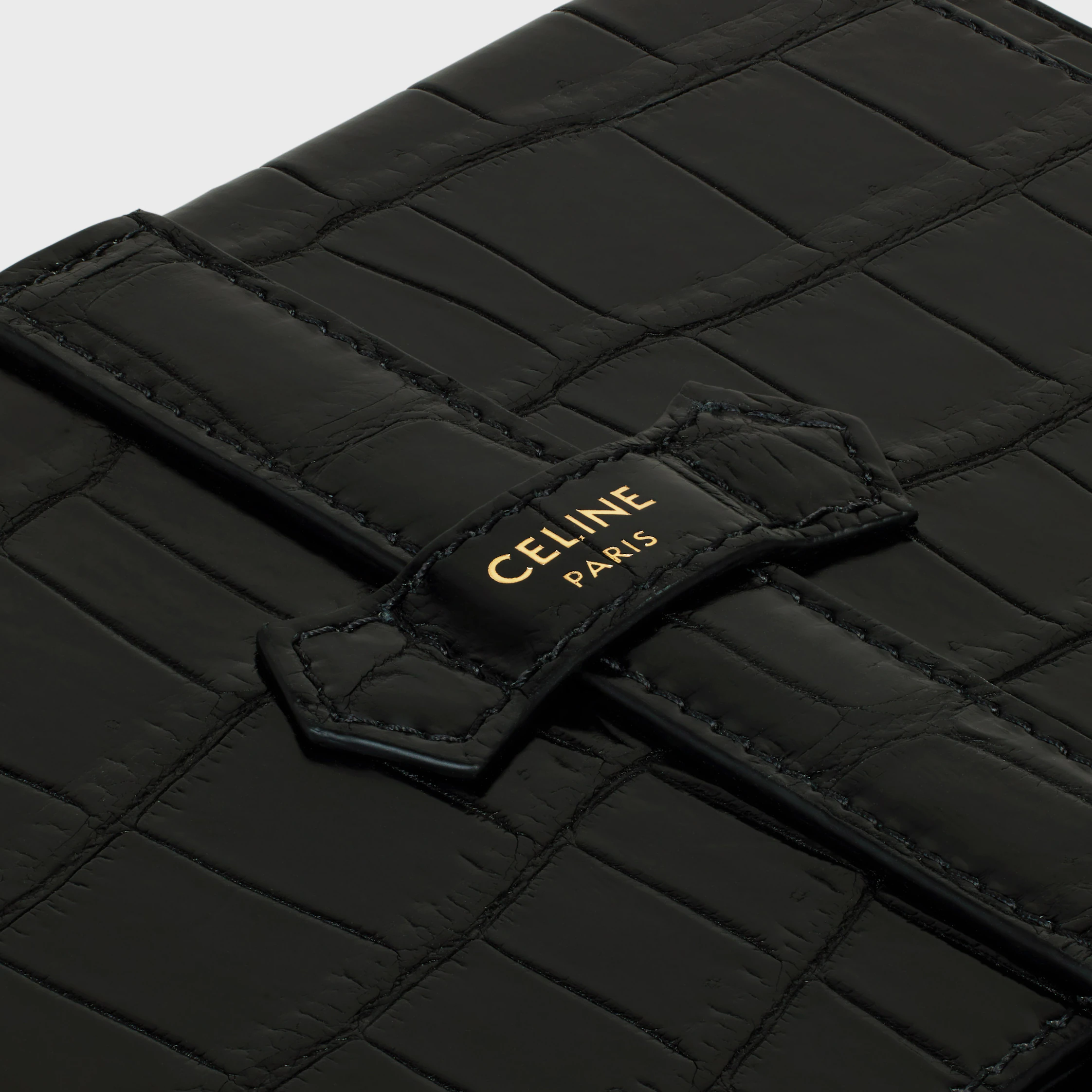 estuche grande de joyas en cocodrilo