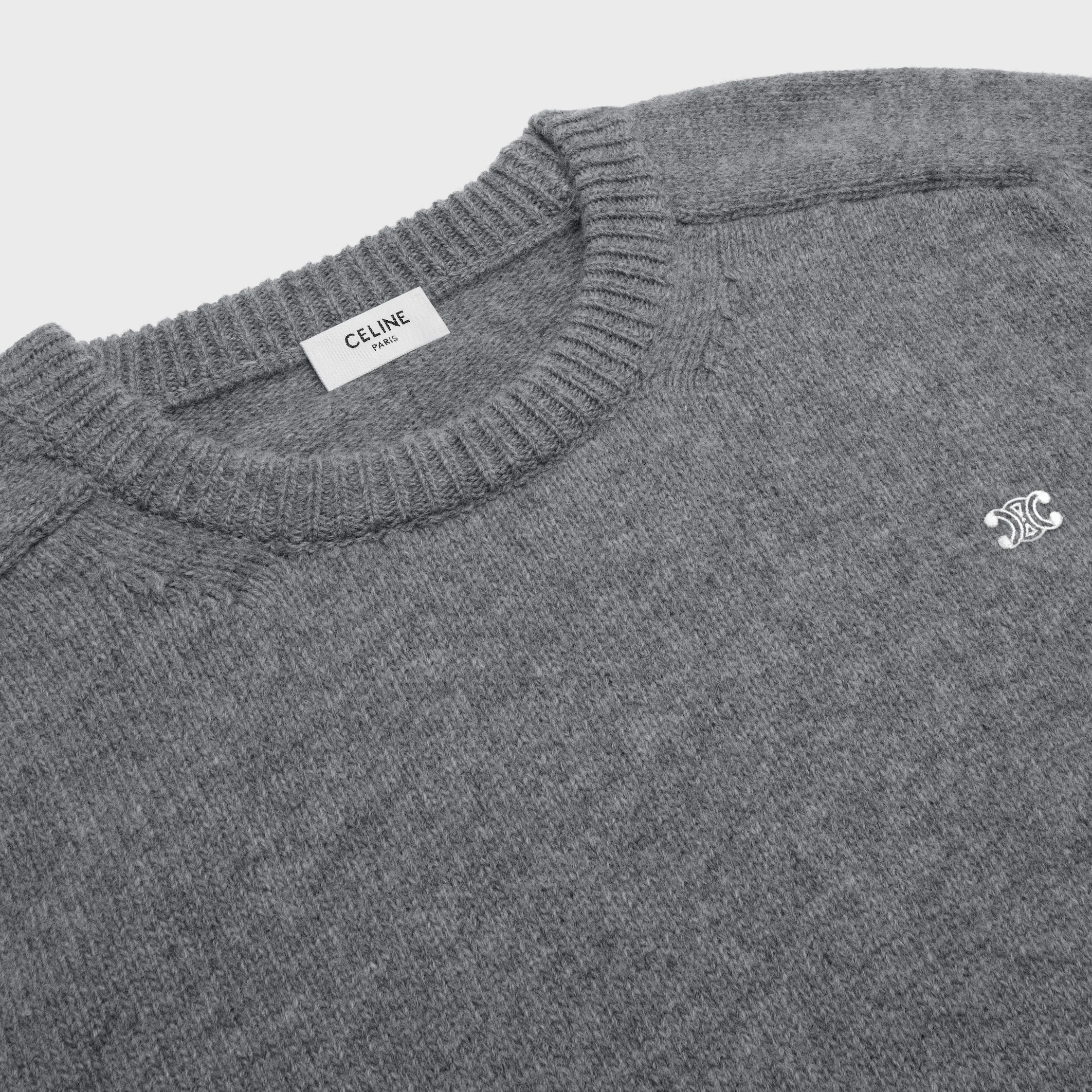 jersey de cuello redondo triomphe en lana y cashmere