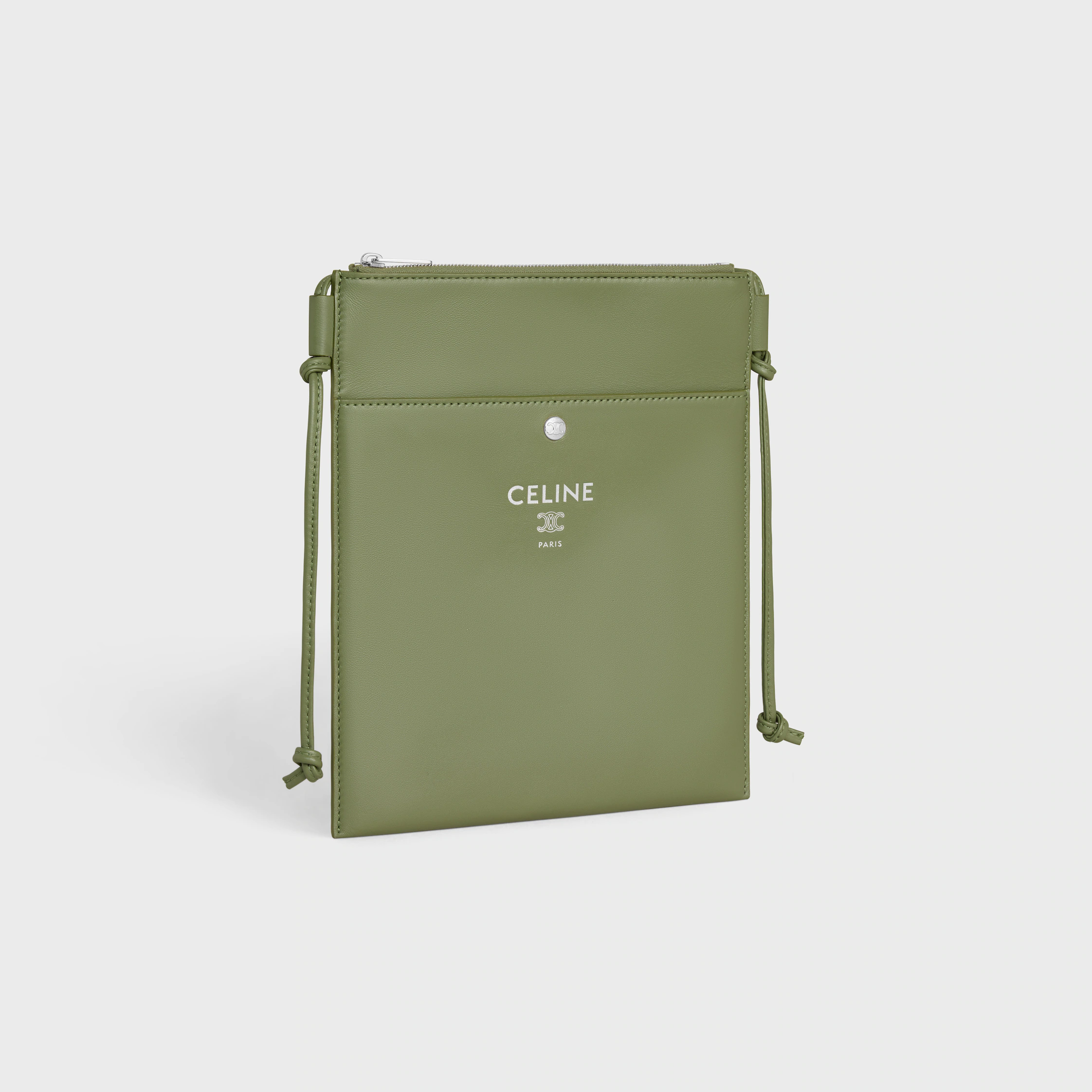BOLSA PORTÁTIL SHARP EN CUERO DE CORDERO SUAVE