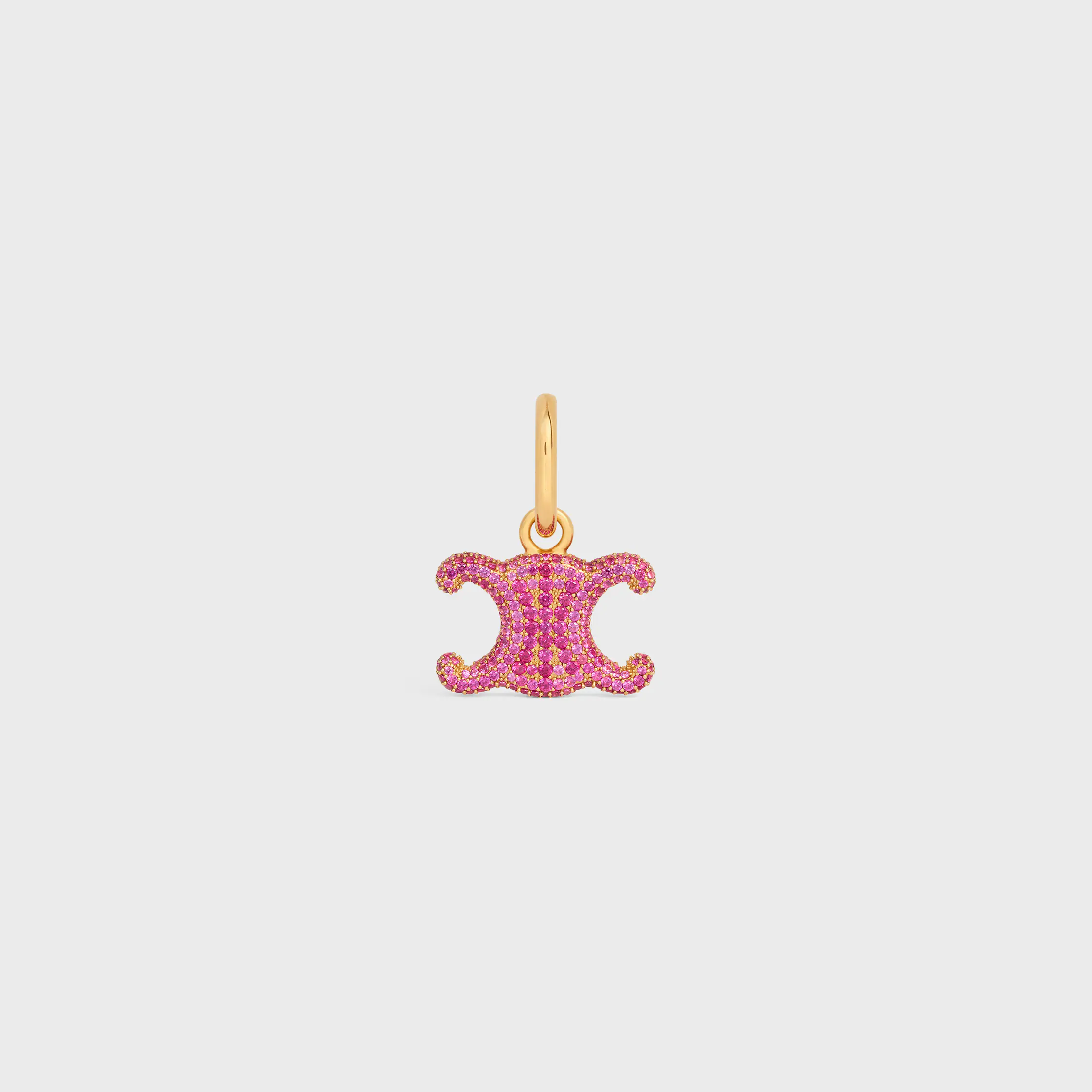 CHARMS TRIOMPHE STRASS Y BRONCE CON ACABADO EN ORO