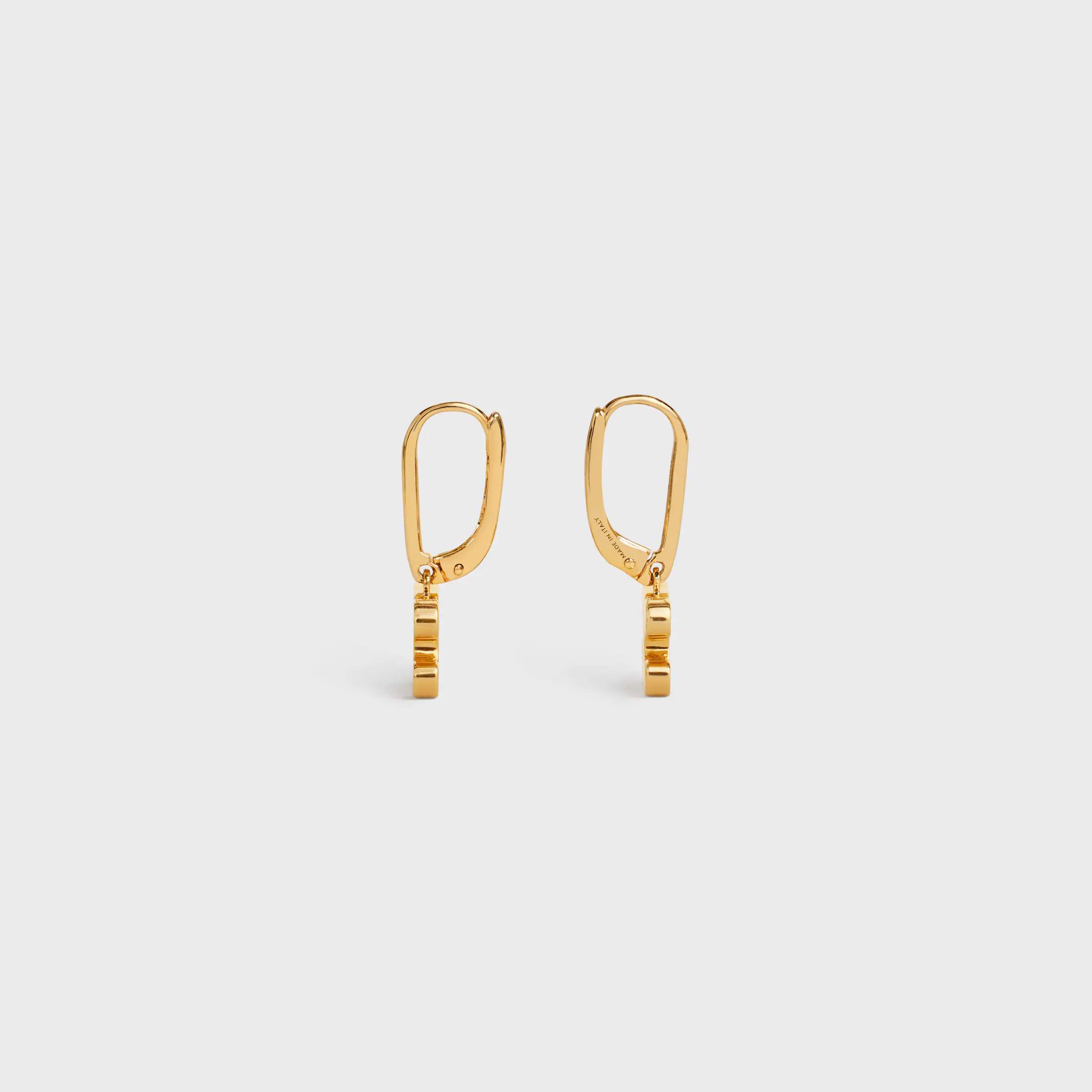 Auriculares de Cristal Triomphe en Latón con Acabado Dorado y Cristales