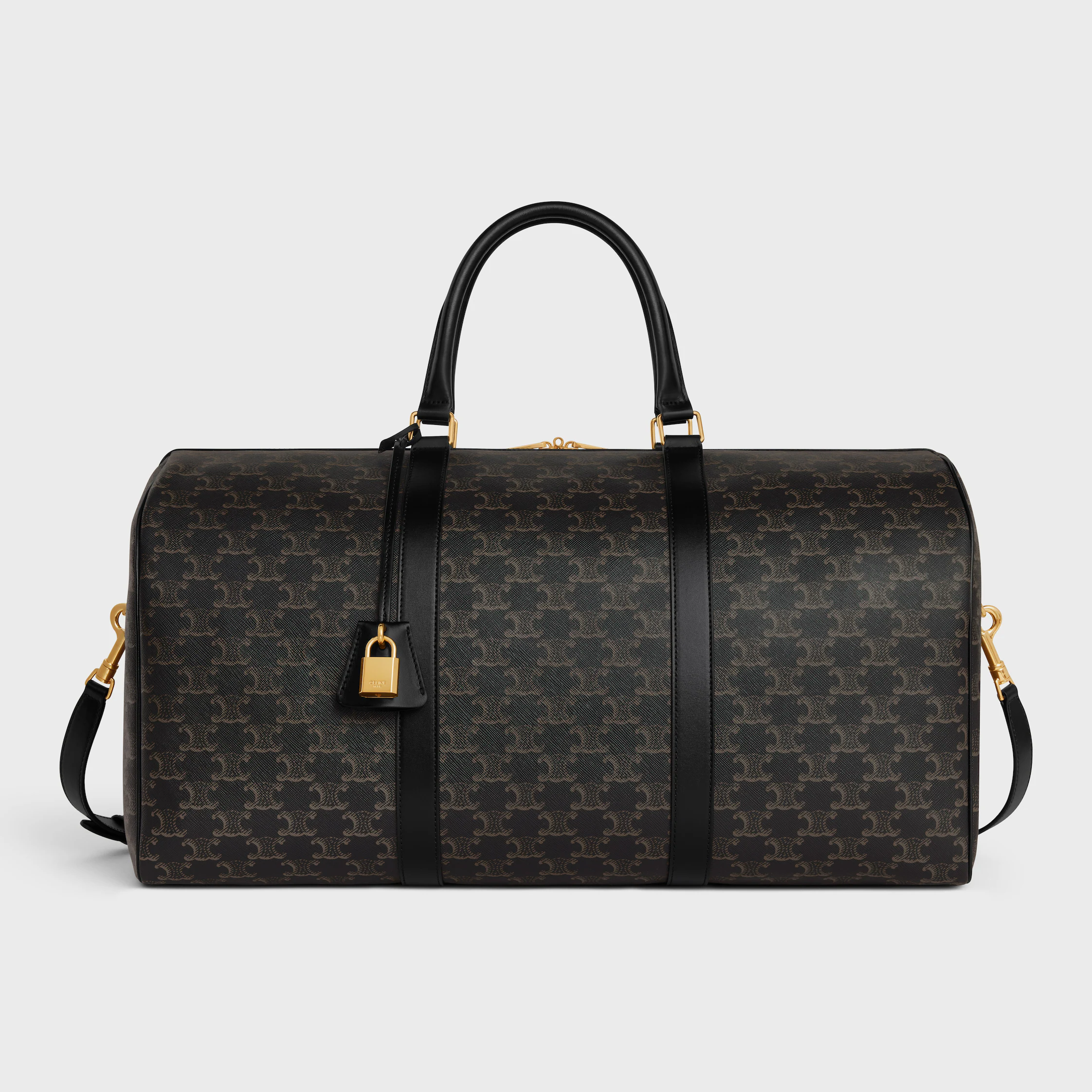 Bolsa de Viaje Grande IN Triomphe Canvas y cuero de becerro