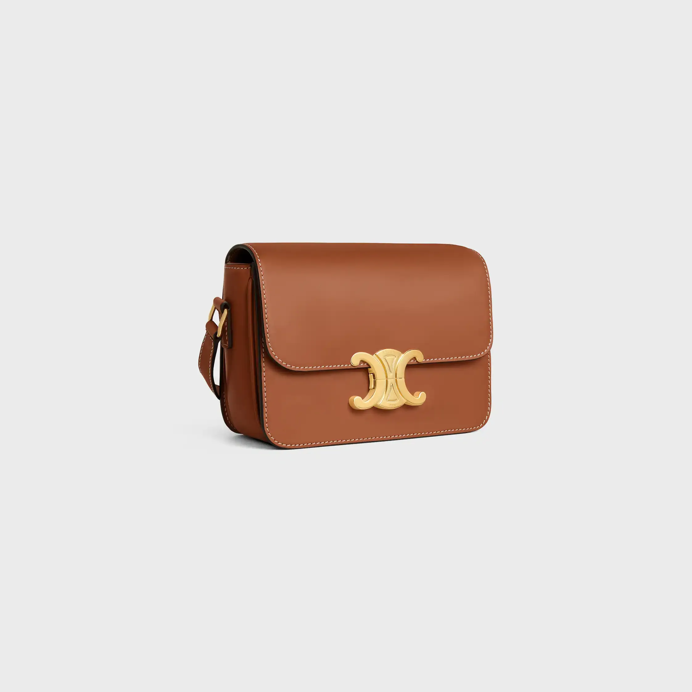 BOLSO TEEN TRIOMPHE EN CUERO NATURAL DE VACUNO