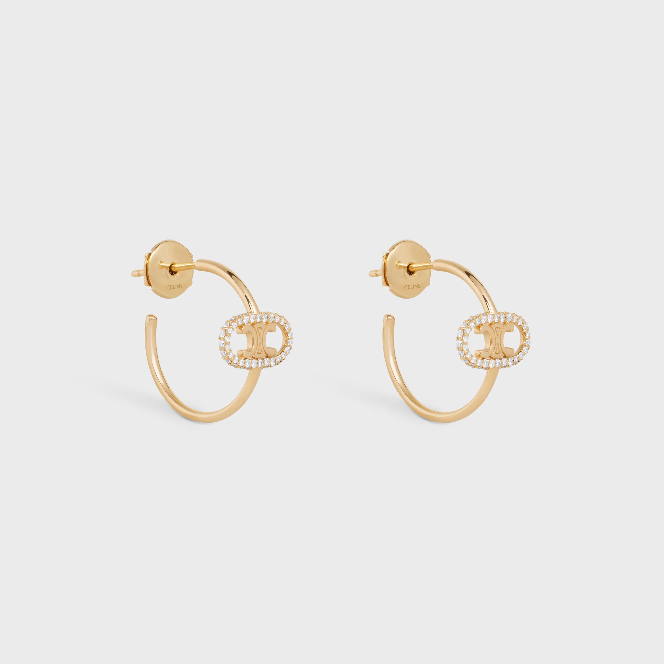 Aros Maillon Triomphe en oro amarillo y diamantes